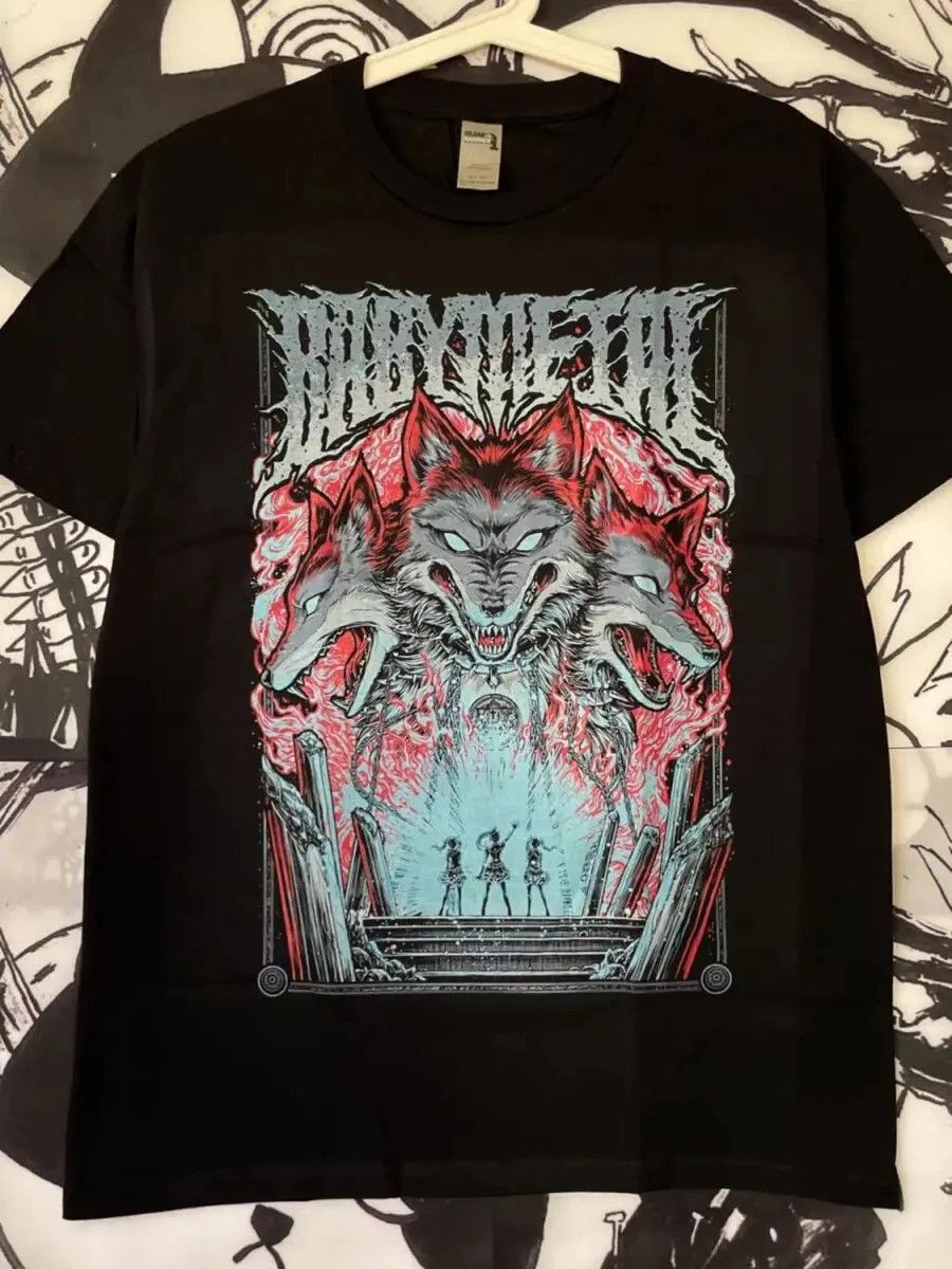 Vintage Vintage Wolf Metal T-Shirt Size US XL / EU 56 / 4 - 1 Thumbnail