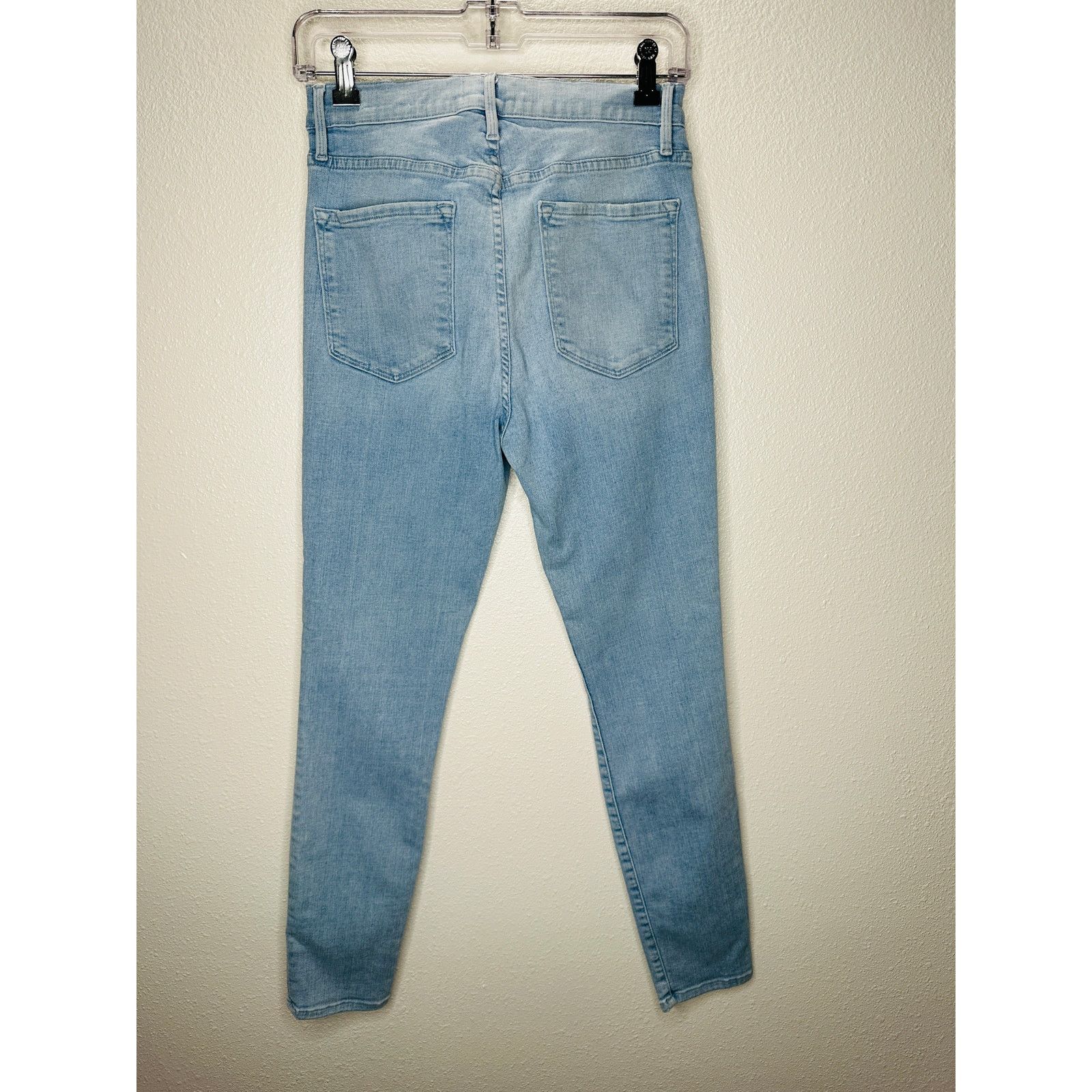 Frame Frame Light Wash Ali High-Rise Cigarette Denim Jeans 28 Size 28" / US 6 / IT 42 - 6 Thumbnail