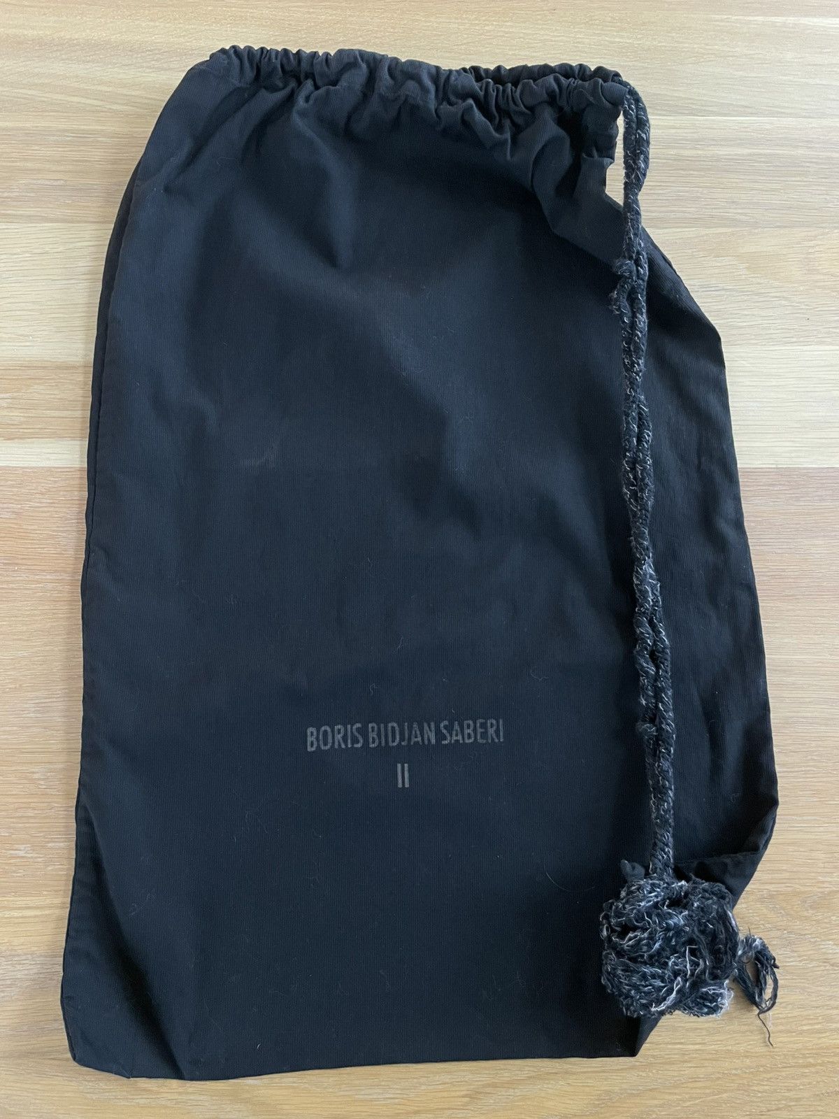Boris Bidjan Saberi Boris Bidjan Saberi Dust Bag / Garment Bag – Black Size ONE SIZE - 1 Thumbnail