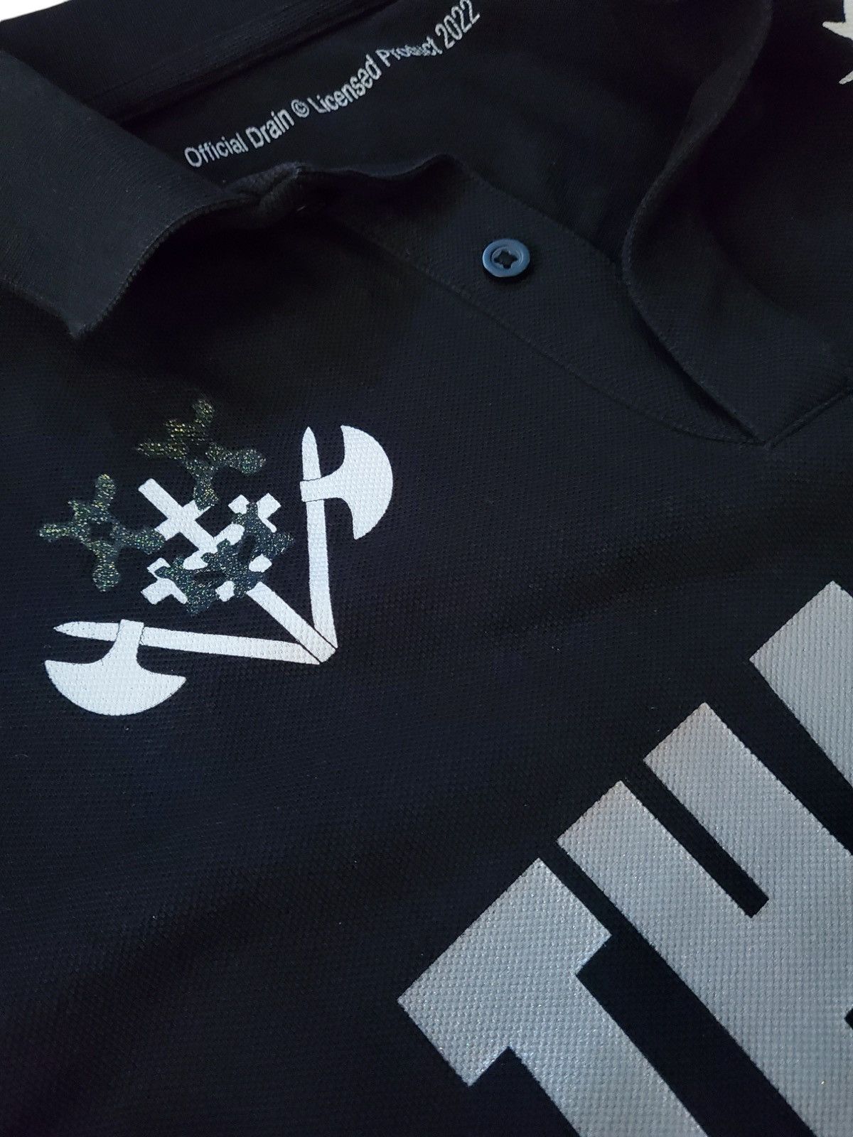 Drain Gang THAIBOY DIGITAL BACK 2 LIFE POLO (Black) Size US M / EU 48-50 / 2 - 3 Thumbnail