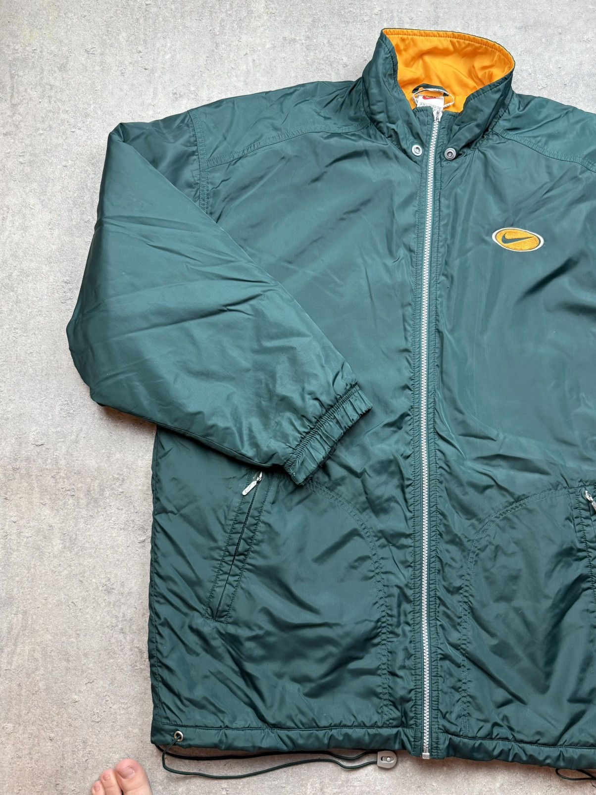 Nike 90’s Nike vintage rare big logo swoosh jacket streetwear y2k Size US M / EU 48-50 / 2 - 7 Thumbnail