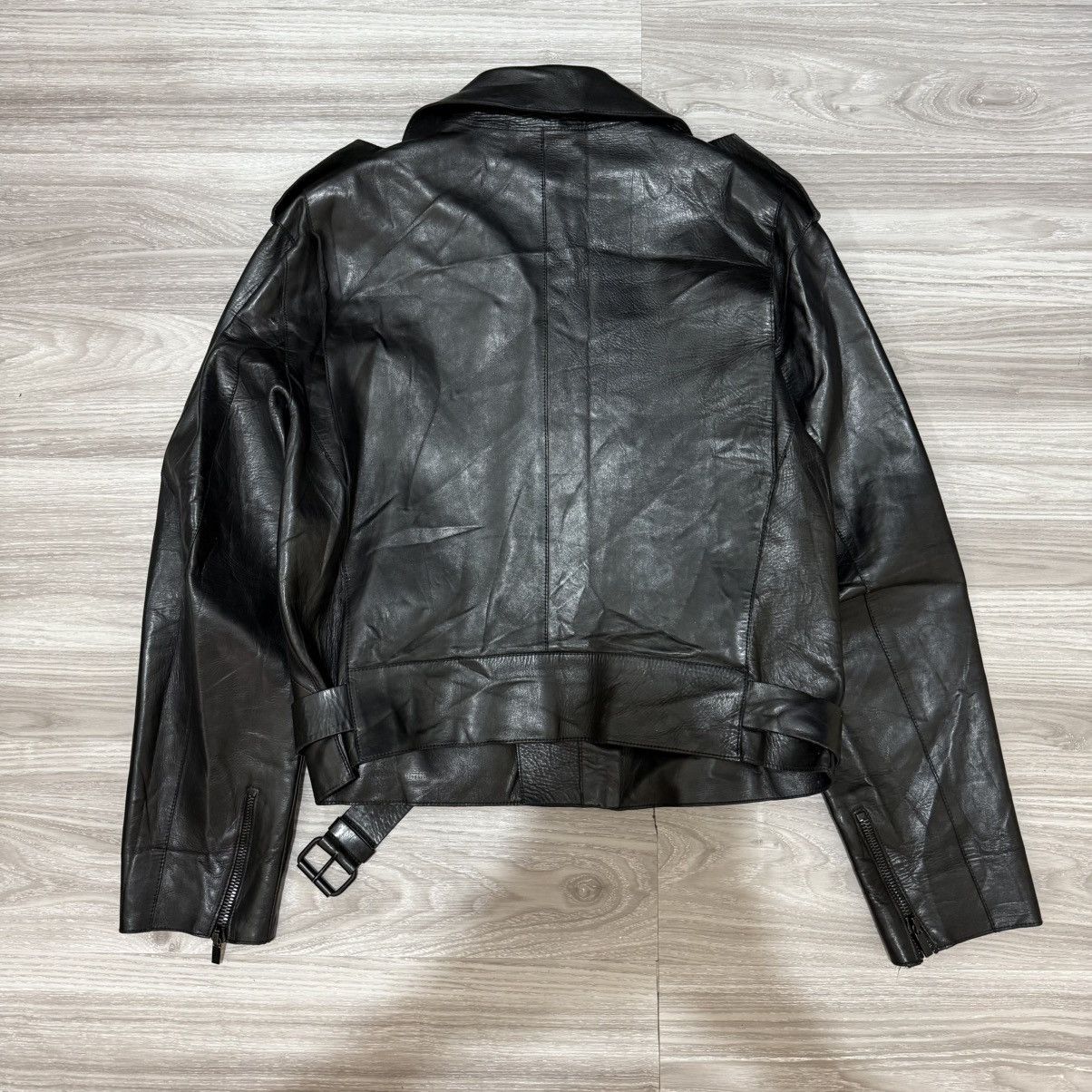 Gucci × Tom Ford FW98 Gucci Tom Ford Runway Leather Biker Jacket Size US L / EU 52-54 / 3 - 18 Thumbnail