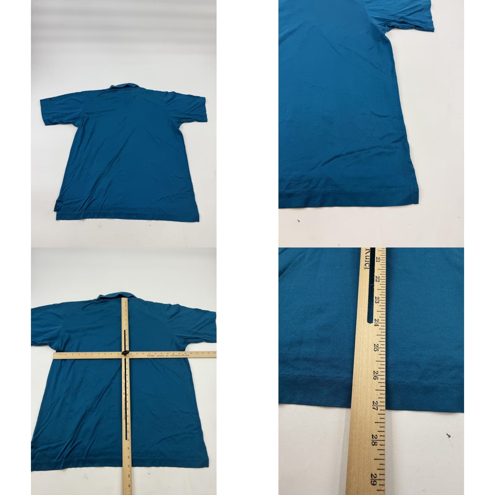 Callaway VTG Callaway Golf Polo Shirt Mens M Blue Pima Cotton Pocket Single Stitch Short Sleeve Breathable Jersey Embroidered Logo Golf Shirt Mens Size US M / EU 48-50 / 2 - 8 Thumbnail