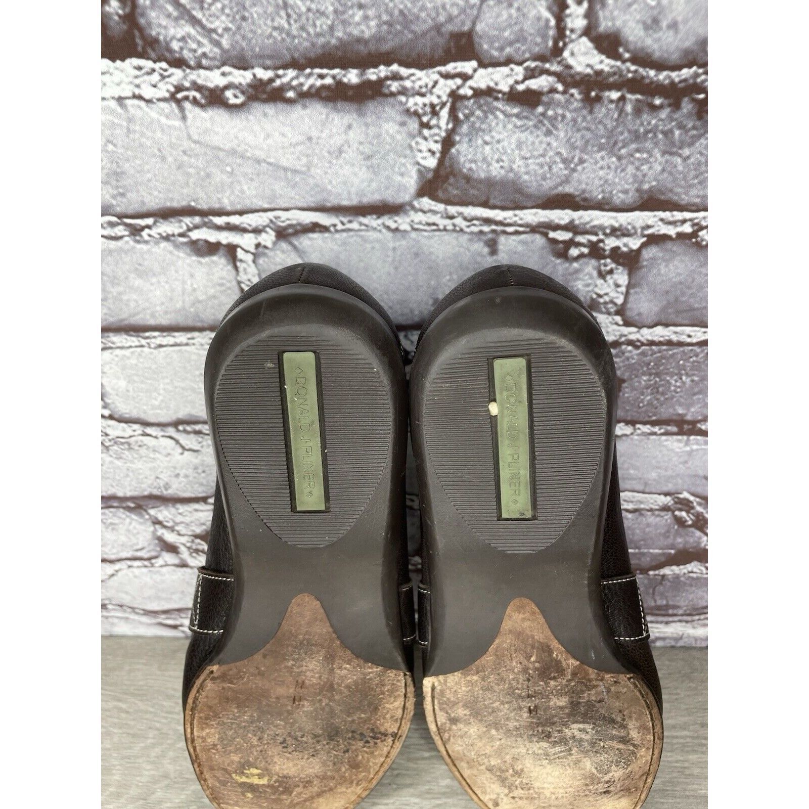 Donald Pliner Donald J. Pliner Brown Leather Slip On Casual Driving Shoes Size US 11 / EU 44 - 7 Thumbnail