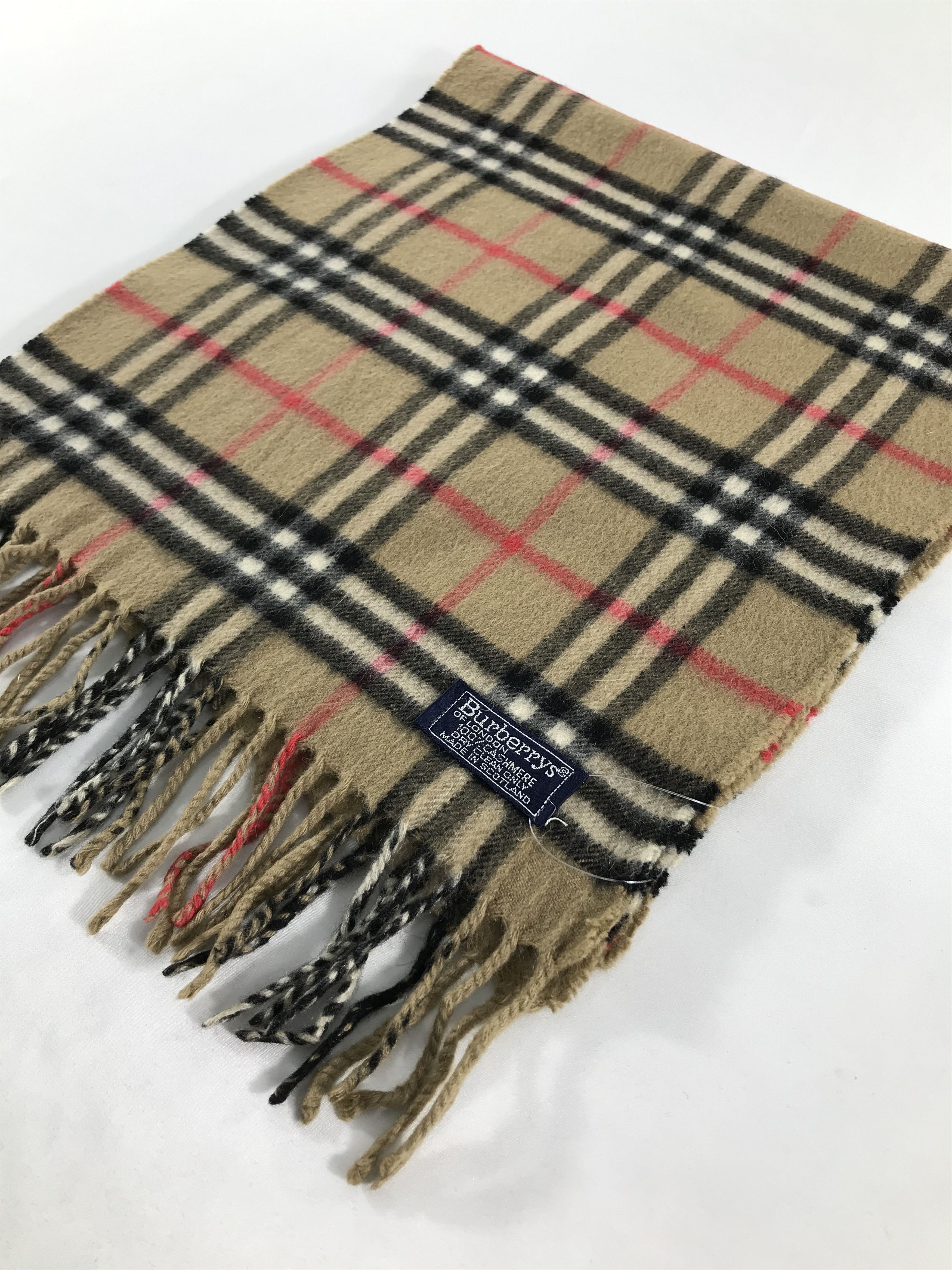Burberry Vintage Burberry Scarf/Muffler/Neckwear MF1395 Size ONE SIZE - 3 Thumbnail