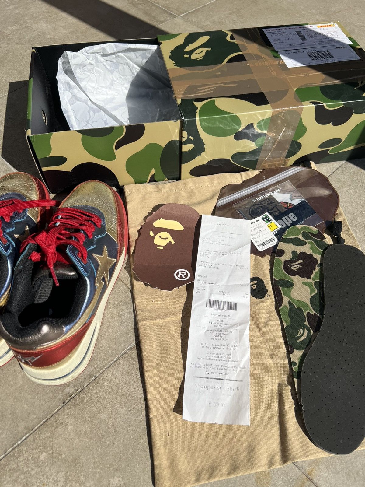 Bape A Bathing Ape Bape Road Sta Rare Size US 11 / EU 44 - 7 Thumbnail