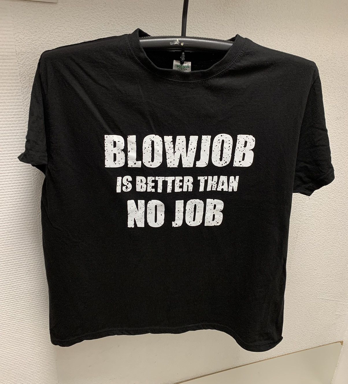 希少 USA製 90s Dore Soul Blowjob Tshirt 黒 L Sex Skateboards Blowjob is better than no job vintage humor black