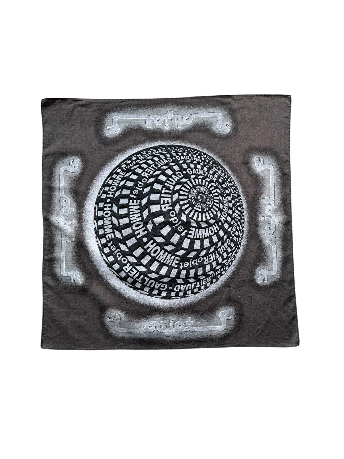 Jean Paul Gaultier 00's Gaultier Homme Object trompe l'oeil handkerchief Size ONE SIZE - 1 Thumbnail