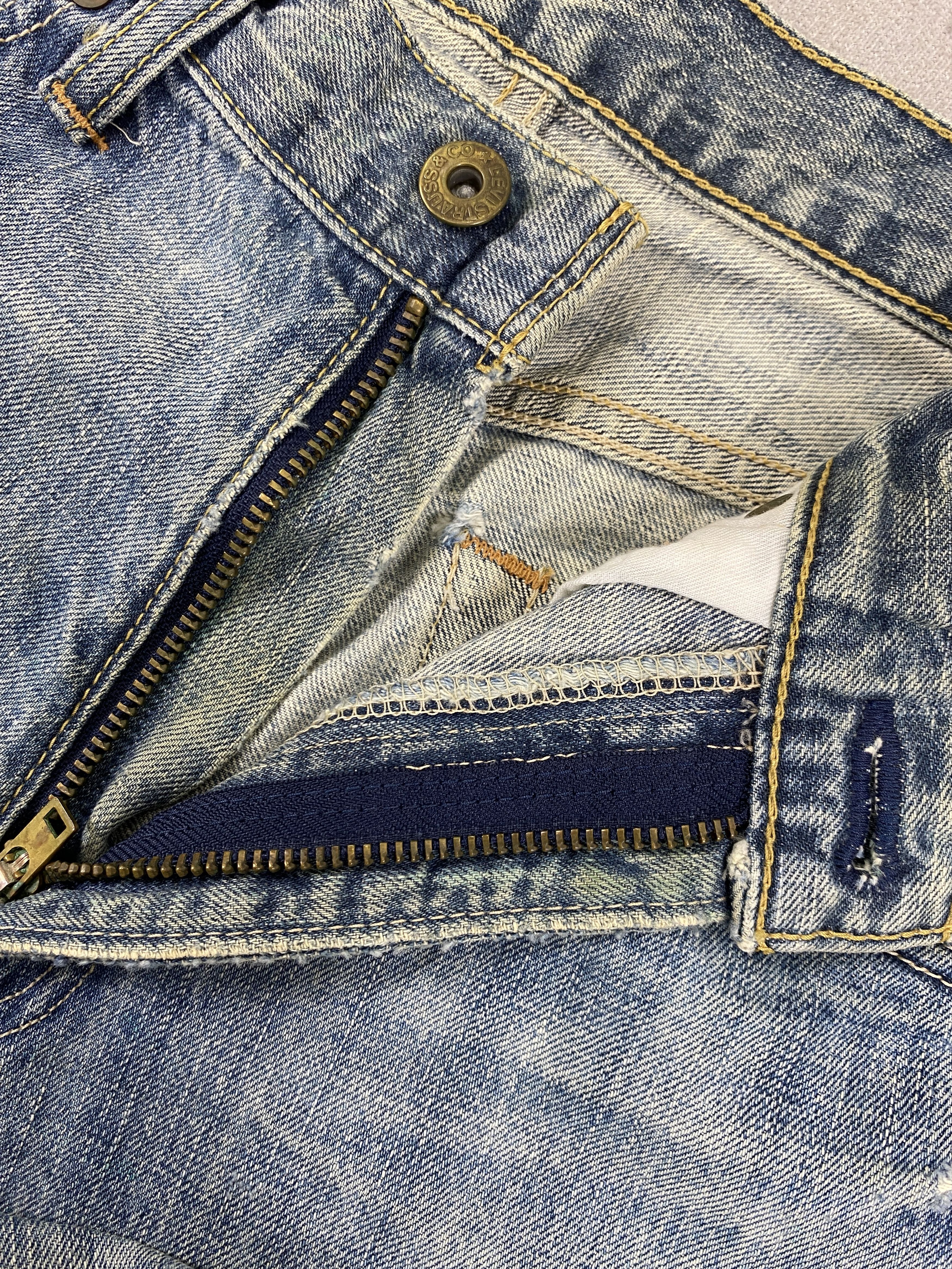 Levi's Distressed Blue Vintage Levi's 503 Jeans 32x30.5 - JN3603 Size US 32 / EU 48 - 6 Thumbnail