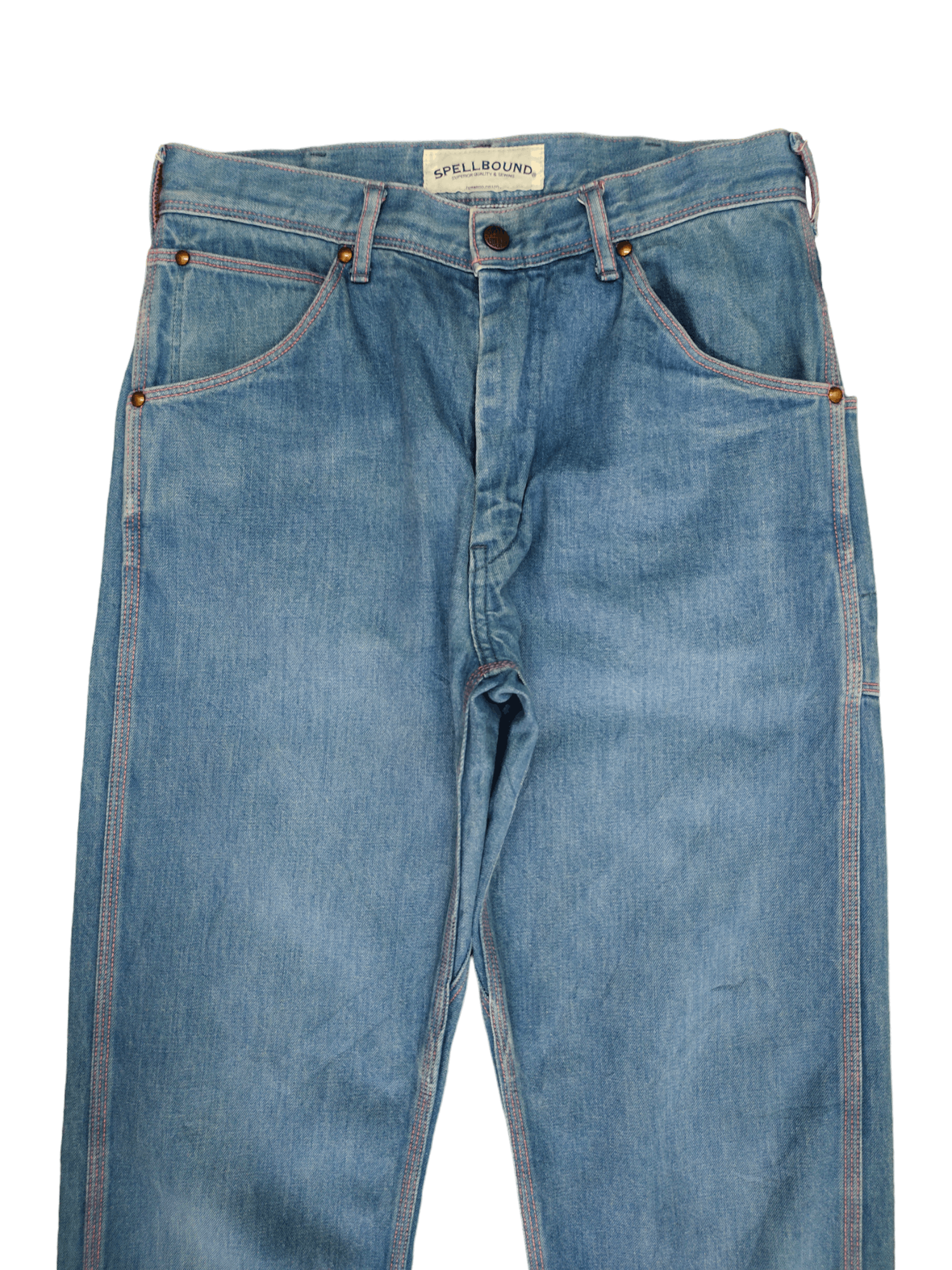 Spellbound 1990s Spellbound Jpn Workers Denim Pants 45rpm Orslow Style Size US 29 - 2 Thumbnail