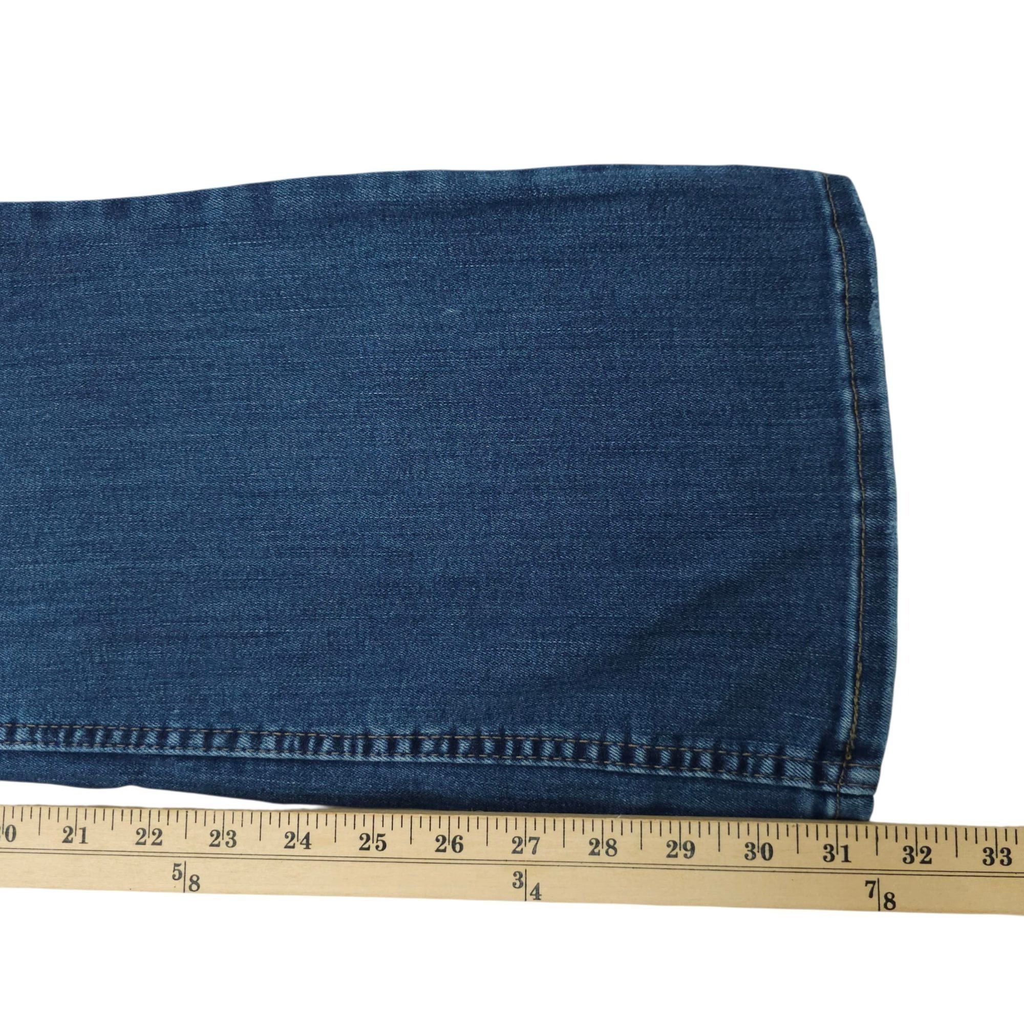 Levi's Levis 524 Bootcut Jeans Womens 32 Mid Rise Medium Wash Whisk Size 24" / US 00 / IT 34 - 15 Thumbnail