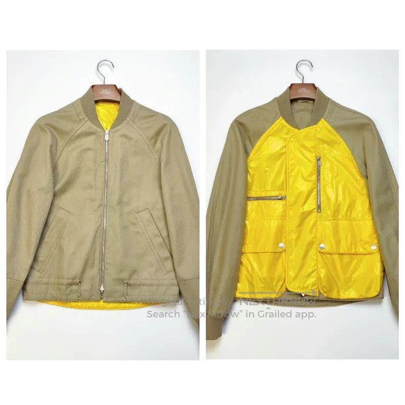 Hermes Hermes Double-sided Wearable Zipper Jacket, Khaki Size US S / EU 44-46 / 1 - 2 Thumbnail