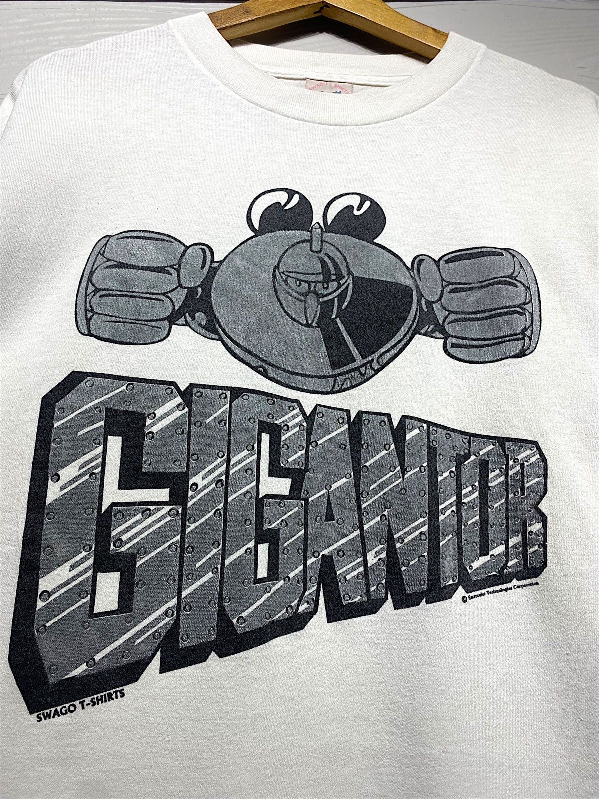 Anime Vintage 90s GIGANTOR Animated Series Tshirt Size US L / EU 52-54 / 3 - 3 Thumbnail