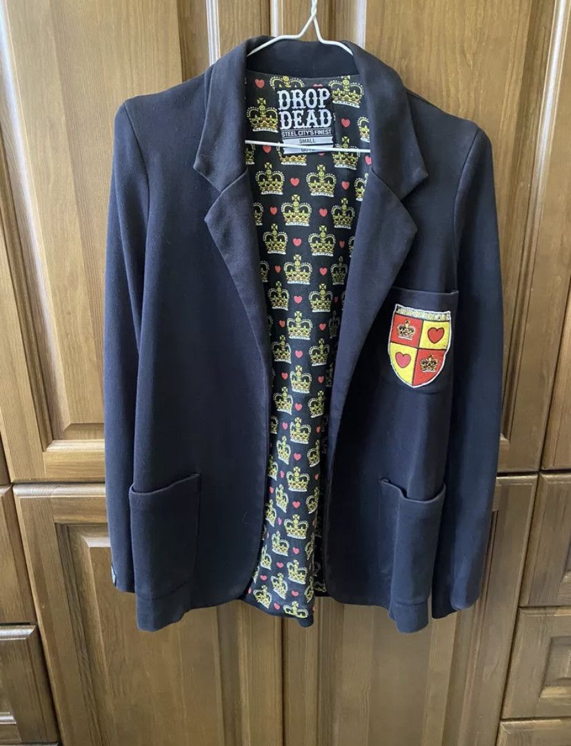 Drop Dead Clothing Vintage Drop Dead Prestige Blazer Emo Archive y2k Size US S / EU 44-46 / 1 - 1 Thumbnail