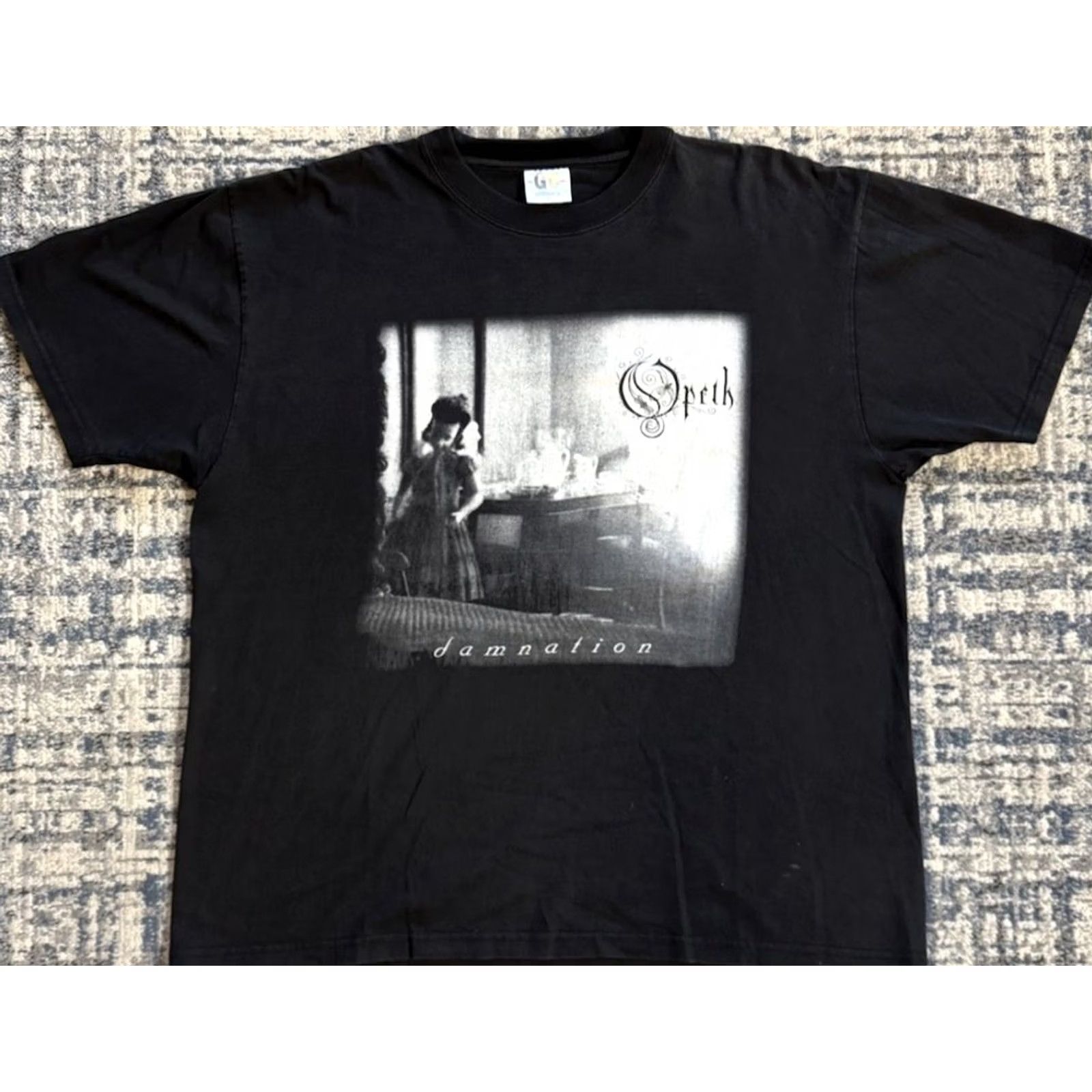 Vintage VINTAGE Opeth Damnation T Shirt XL Black 2003 Dream Theater Katatonia Death Metal Band Mens Size US XL / EU 56 / 4 - 2 Thumbnail