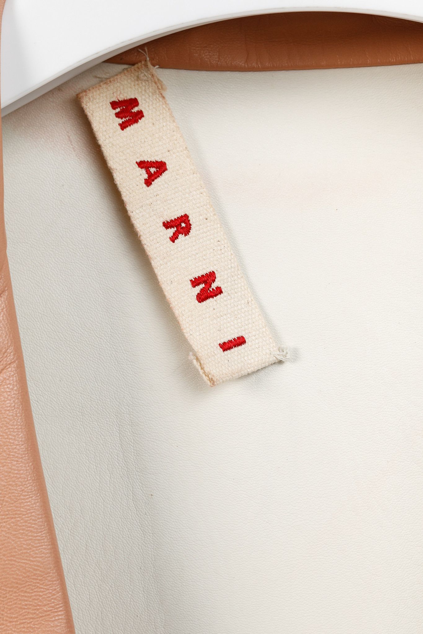 Marni Marni R/15 Peach Leather Tulip-Print Jacket Size S / US 4 / IT 40 - 4 Thumbnail