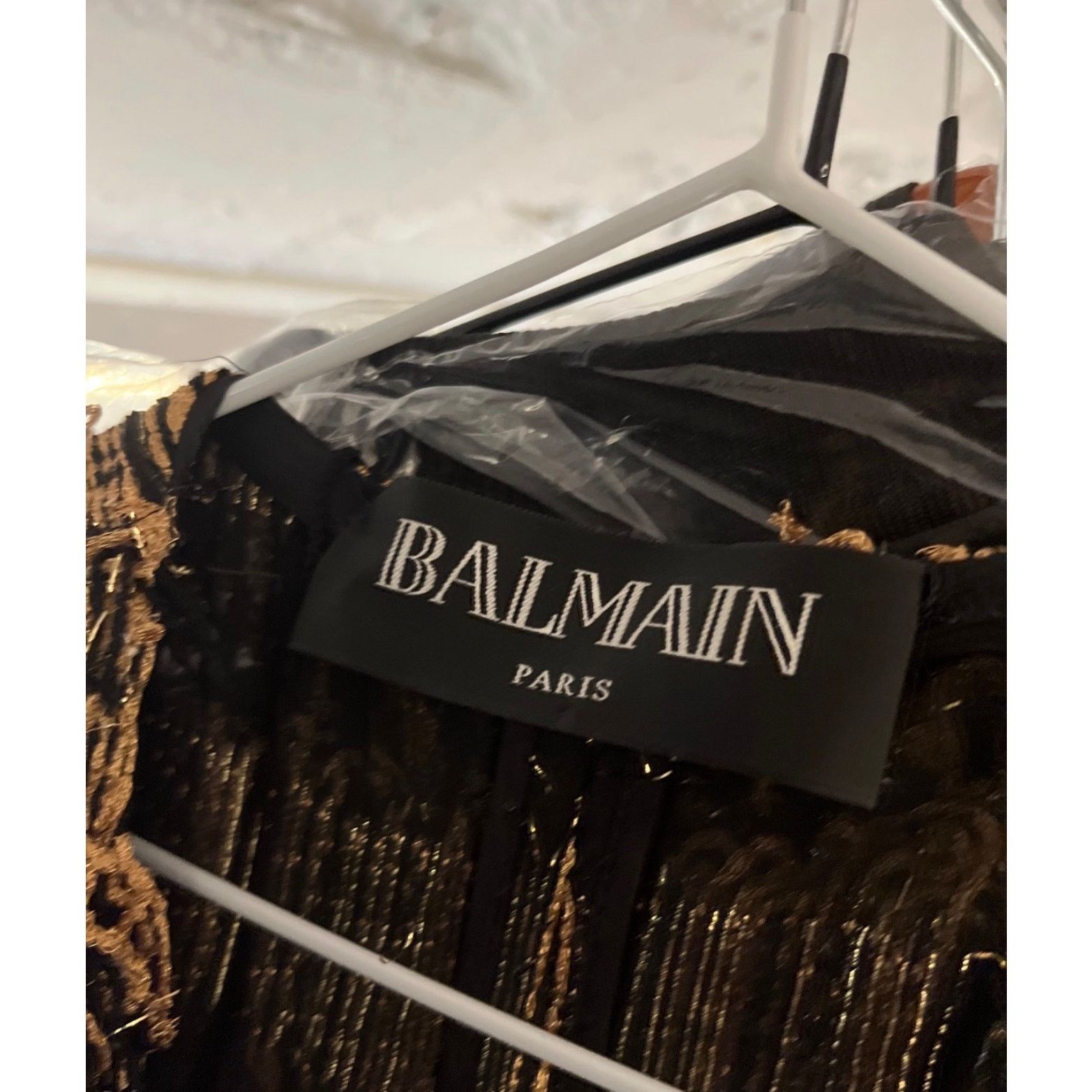 Balmain Balmain Long Black Cardigan with Luxurious Gold Fringe Sz.38 Size S / US 4 / IT 40 - 5 Thumbnail