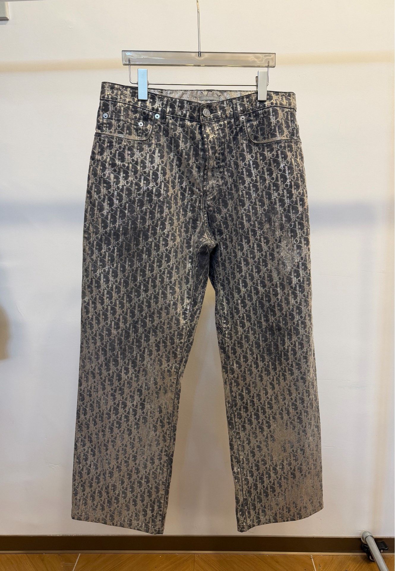 Dior Dior Retro Silver Pants 32 Women Size 32" / US 10 / IT 46 - 1 Thumbnail