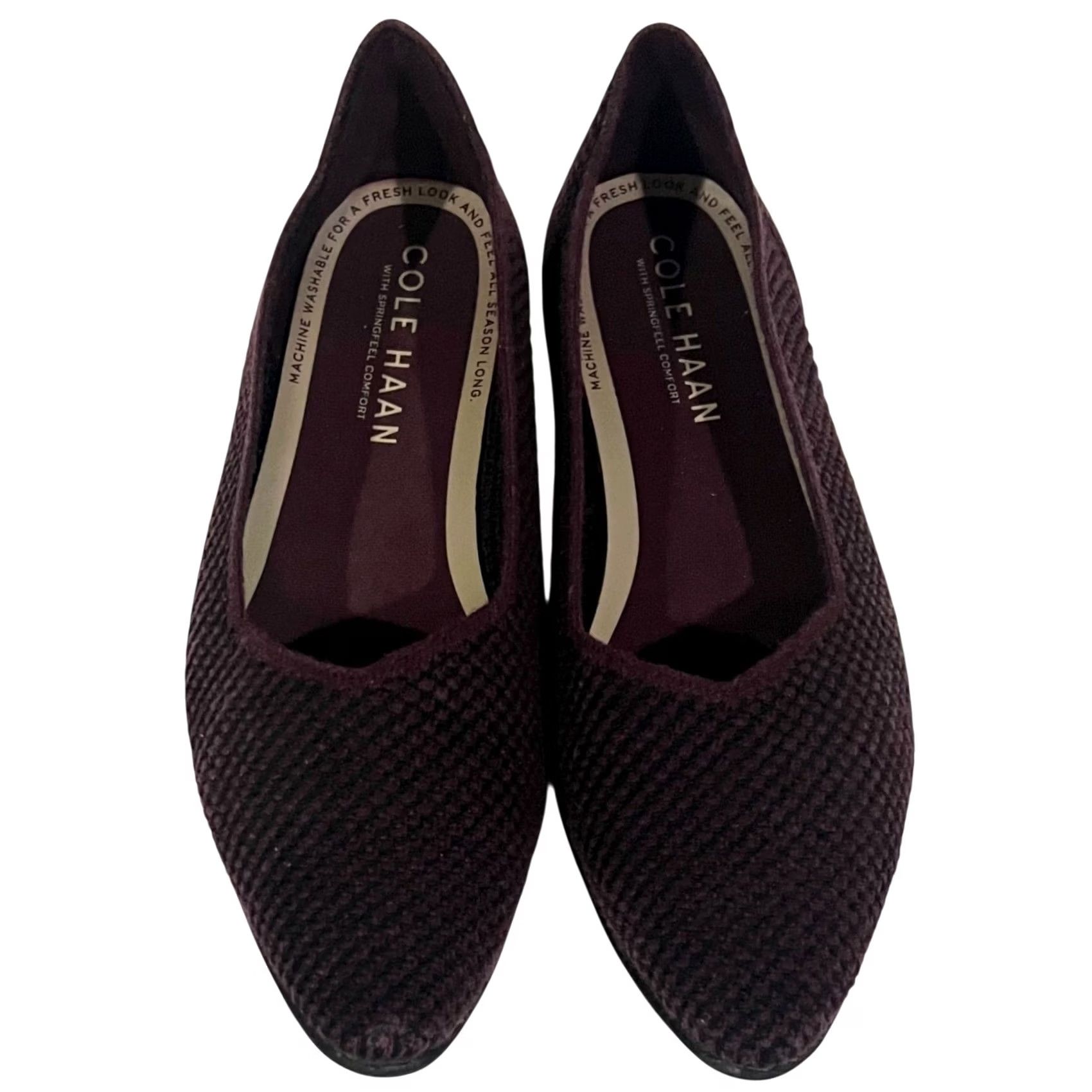 Cole Haan VINTAGE Cole Haan Springfeel Stitchlite Skimmer Purple Sock Slip On Ballet Flats Sz 10 Women Flat Purple Sock Slip On Ballet Flats 10 Women Size US 10 / IT 40 - 3 Thumbnail