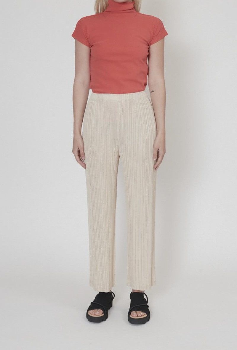 Issey Miyake × Pleats Please Issey Miyake 💥 ISSEY MIYAKE PLEATE PLEASE TROUSERS PANT Size 27" / US 4 / IT 40 - 1 Thumbnail