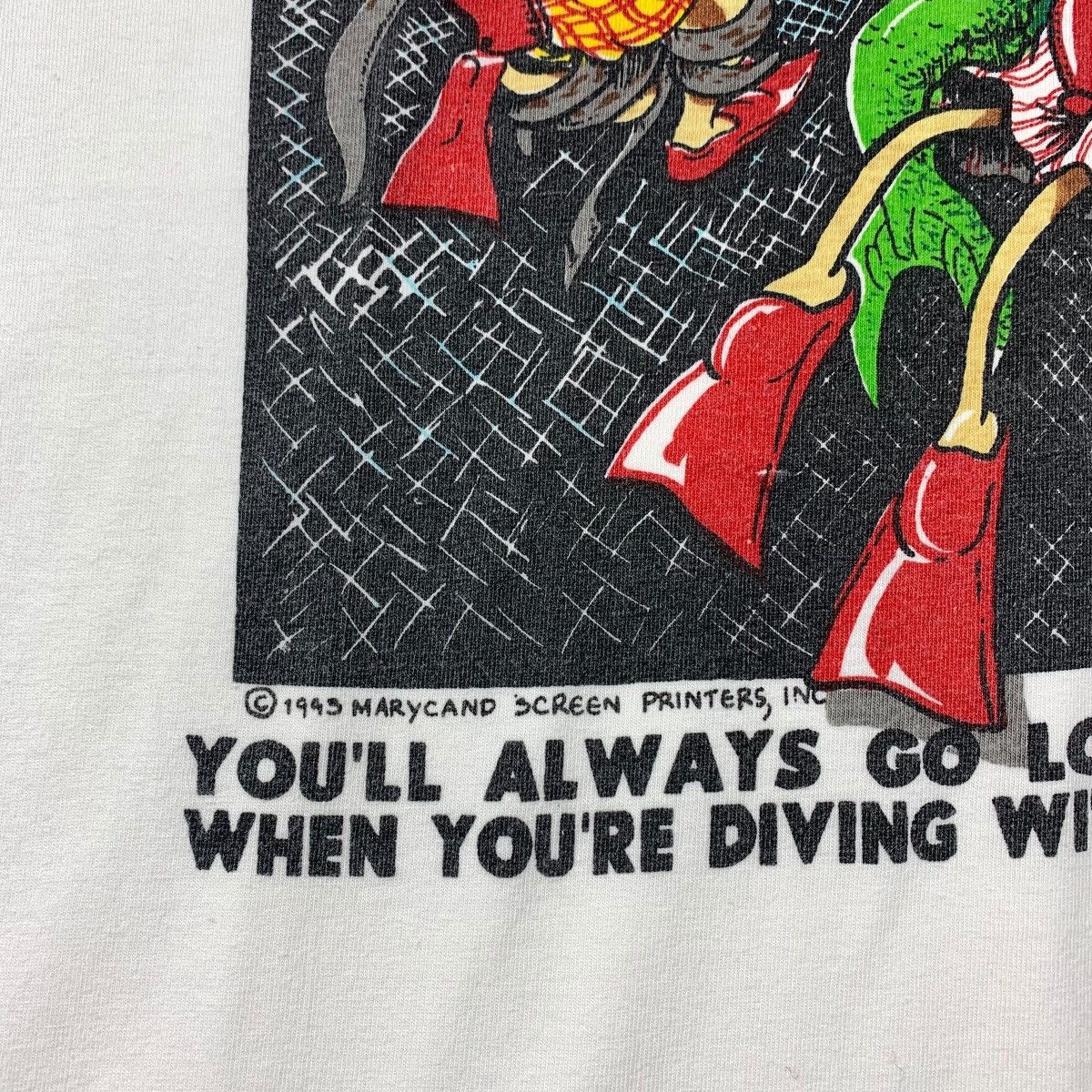 Vintage Vintage BIG JOHNSON Scuba surfing tee Size US L / EU 52-54 / 3 - 10 Thumbnail