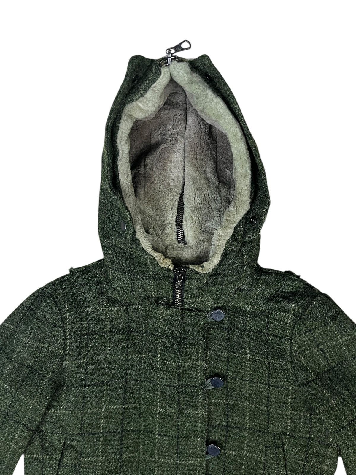 Harris Tweed Rag & Bone Harris Tweed Lampo Zipper Italian Lamb Shearling Size XS / US 0-2 / IT 36-38 - 4 Thumbnail