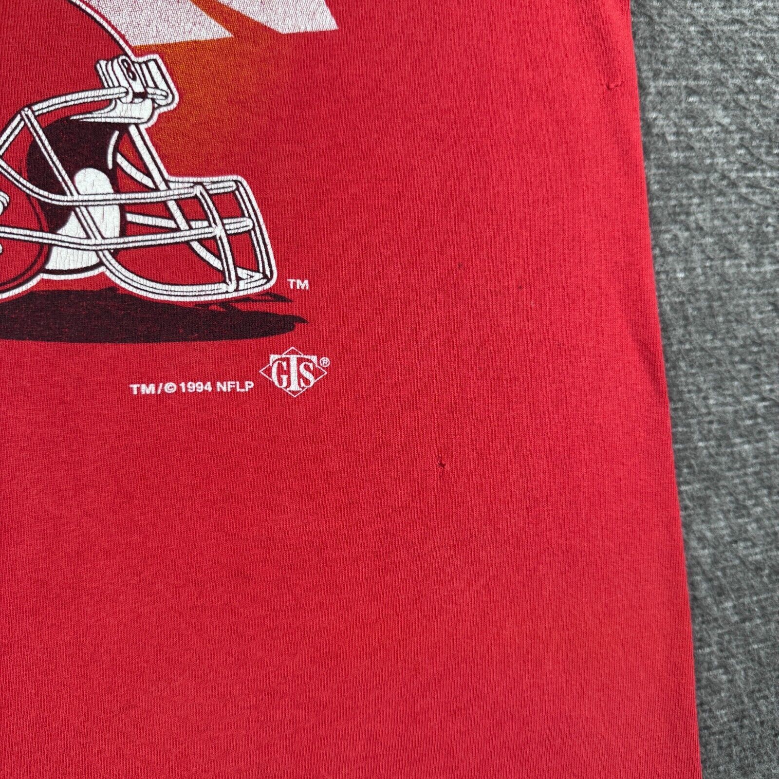Other Vintage Kansas City Chiefs T-Shirt Men's Large Red Thunder Size US L / EU 52-54 / 3 - 5 Thumbnail