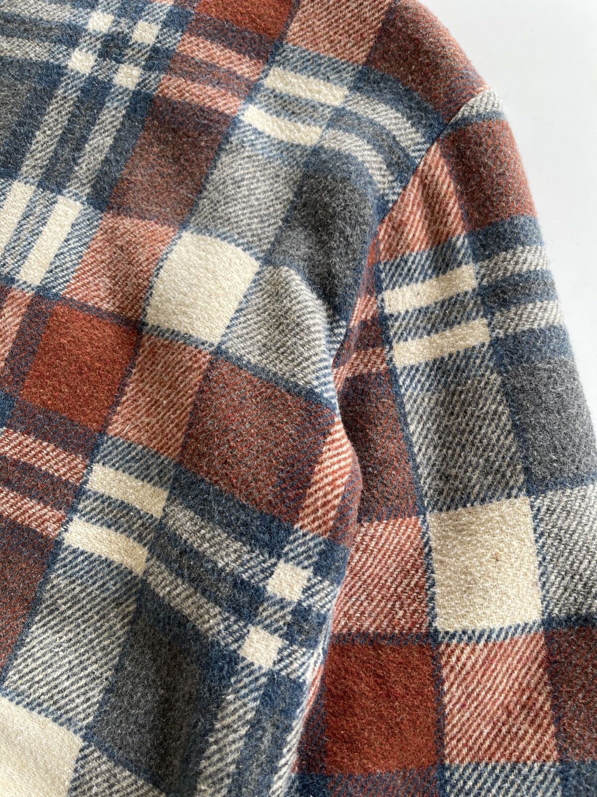 Sears 70s Sears Wool Plaid Sherpa Lining Jacket Size US M / EU 48-50 / 2 - 9 Thumbnail