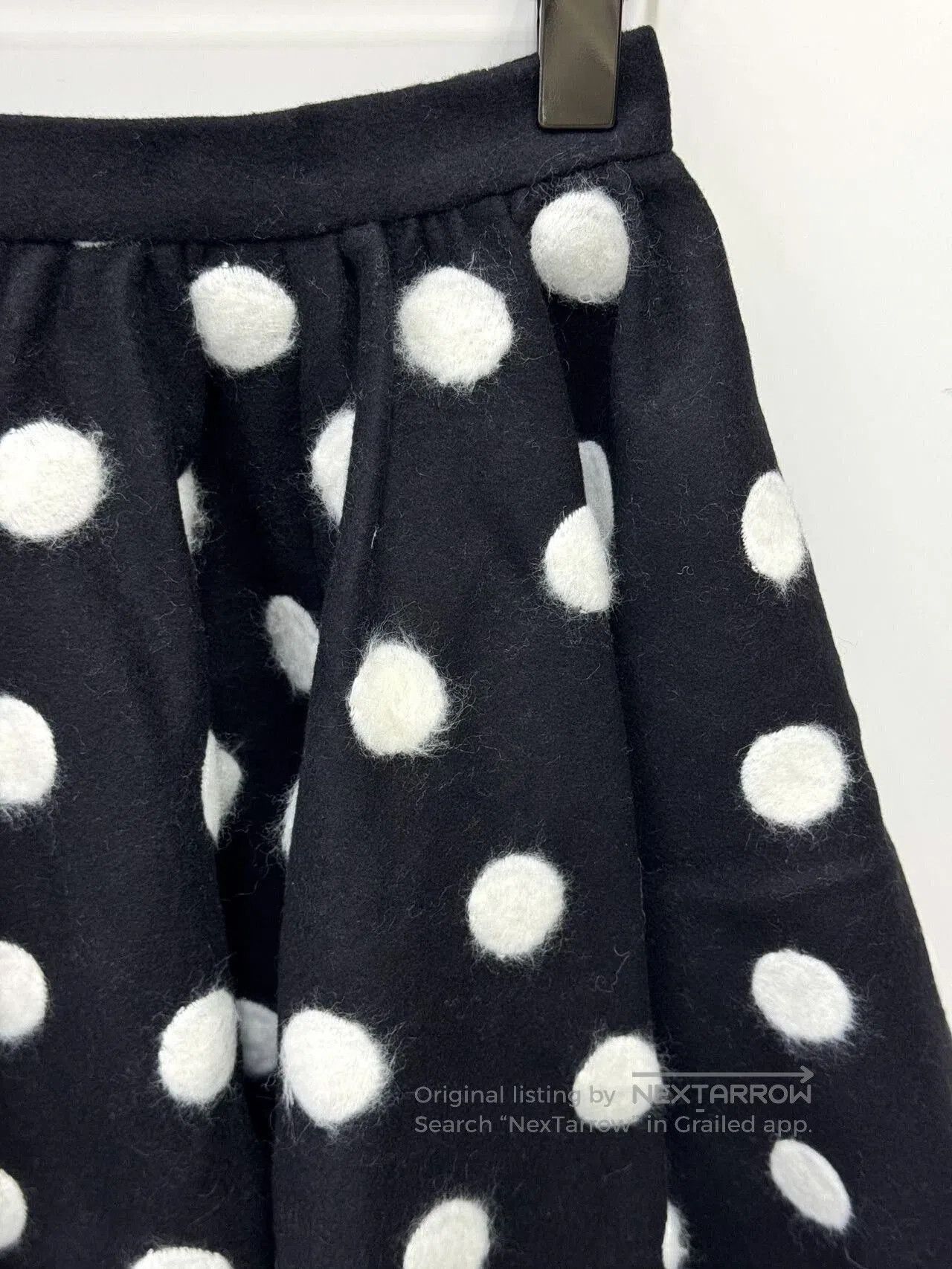 Rochas Rochas Polka Dot Pleated Mini Skirt. Size 37" - 2 Thumbnail