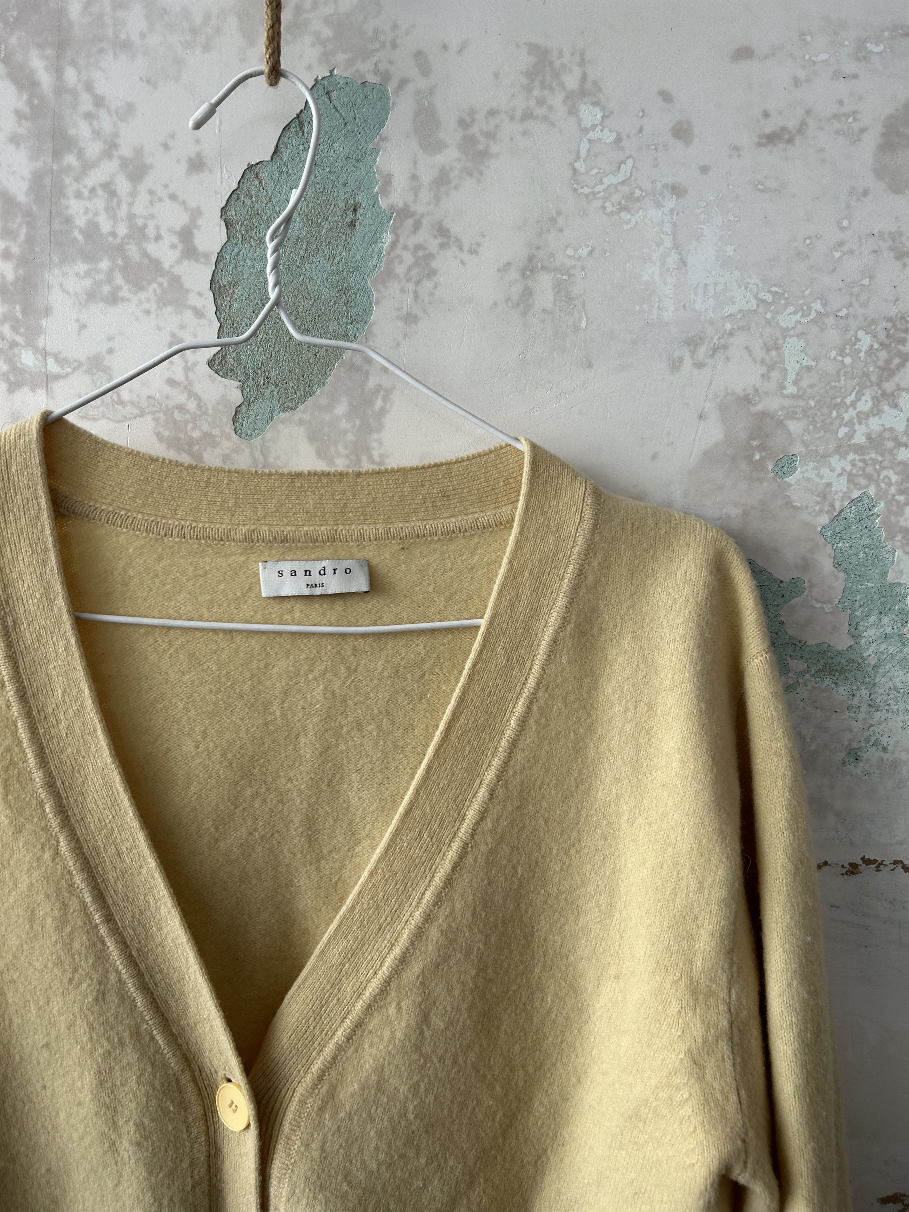 Sandro Sandro Merino Wool Cardigan Sweater Size 1 Size S / US 4 / IT 40 - 3 Thumbnail