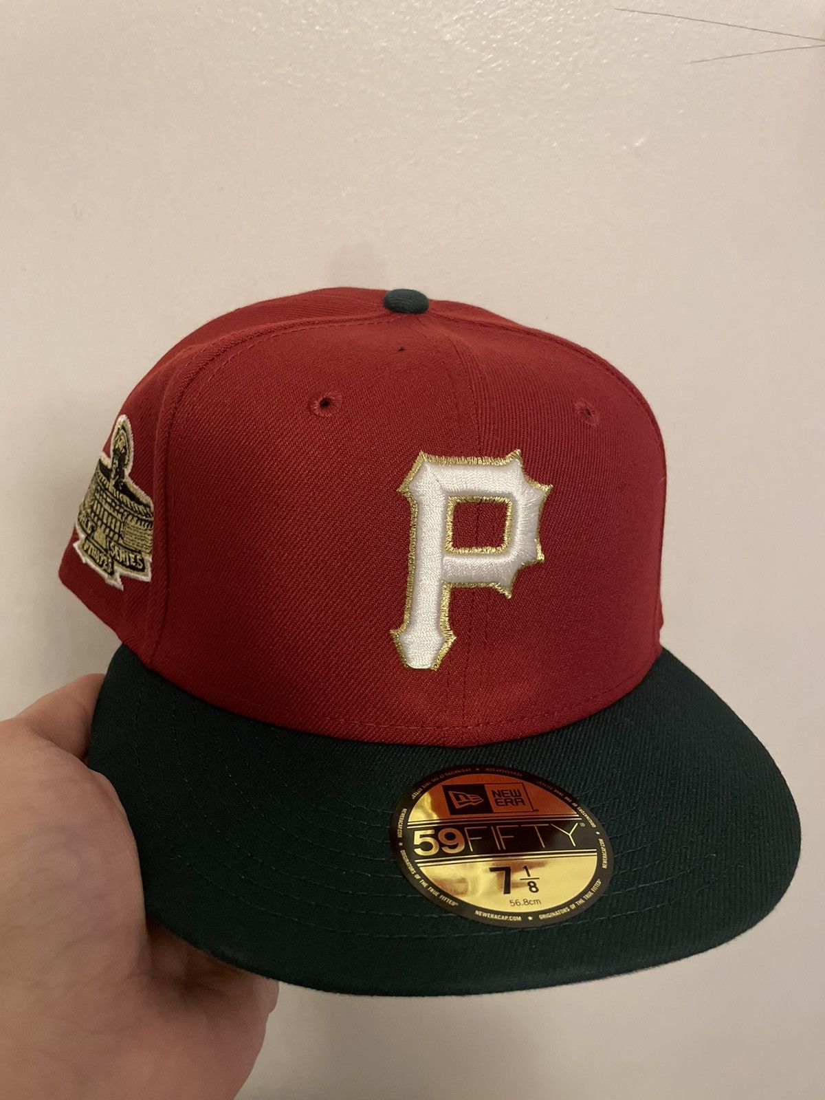 image of Hat Club x New Era All The Right Pittsburgh Pirates Rushmore World Series in Red, Men's
