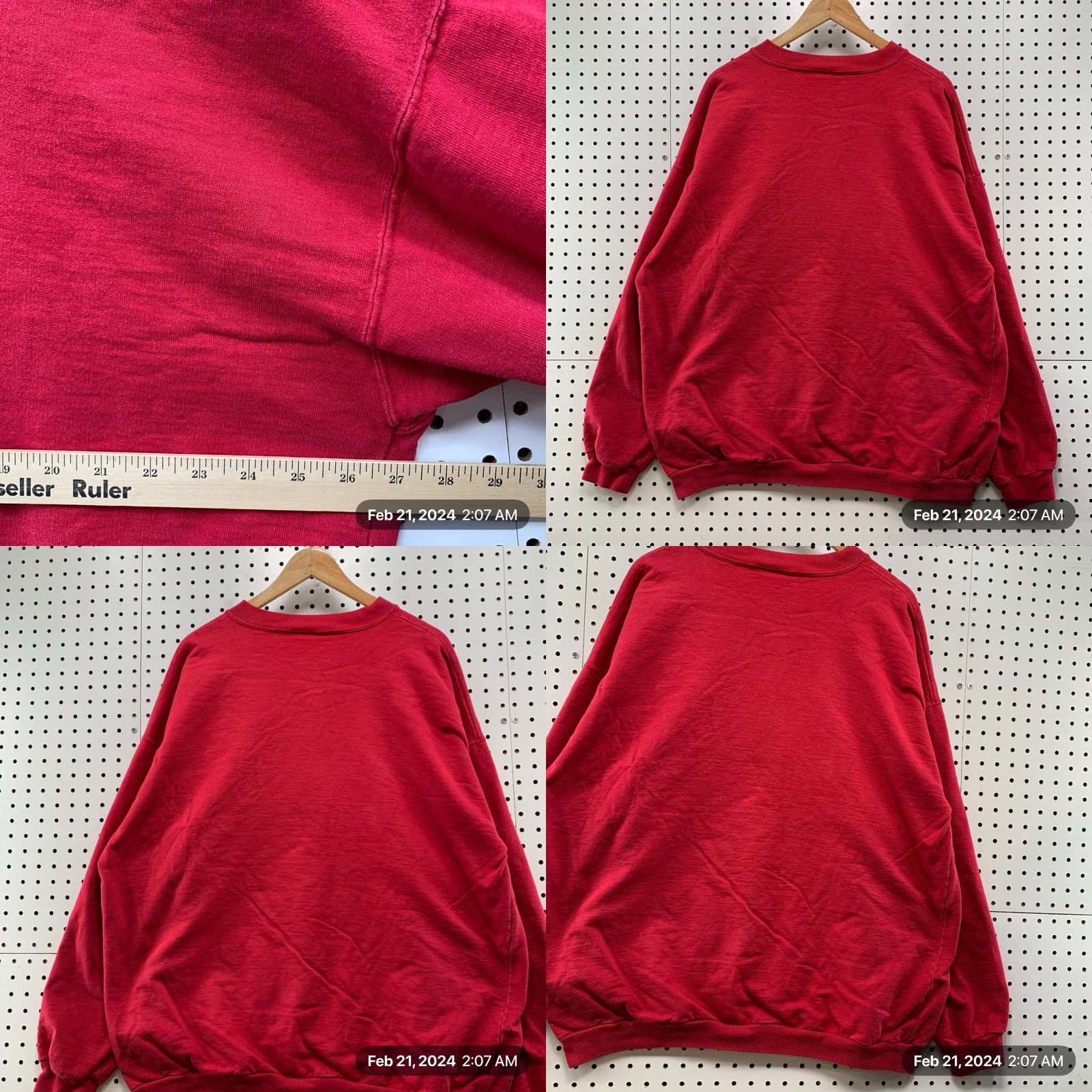 Vintage VINTAGE Maui Fish Sweatshirt Mens XL Red SGT Leisure 27x29.5 Made USA Crewneck Size US XL / EU 56 / 4 - 9 Thumbnail