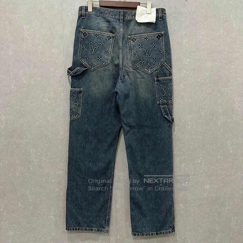 Louis Vuitton Louis Vuitton Washed Denim Jeans. Size US 32 / EU 48 - 2 Thumbnail