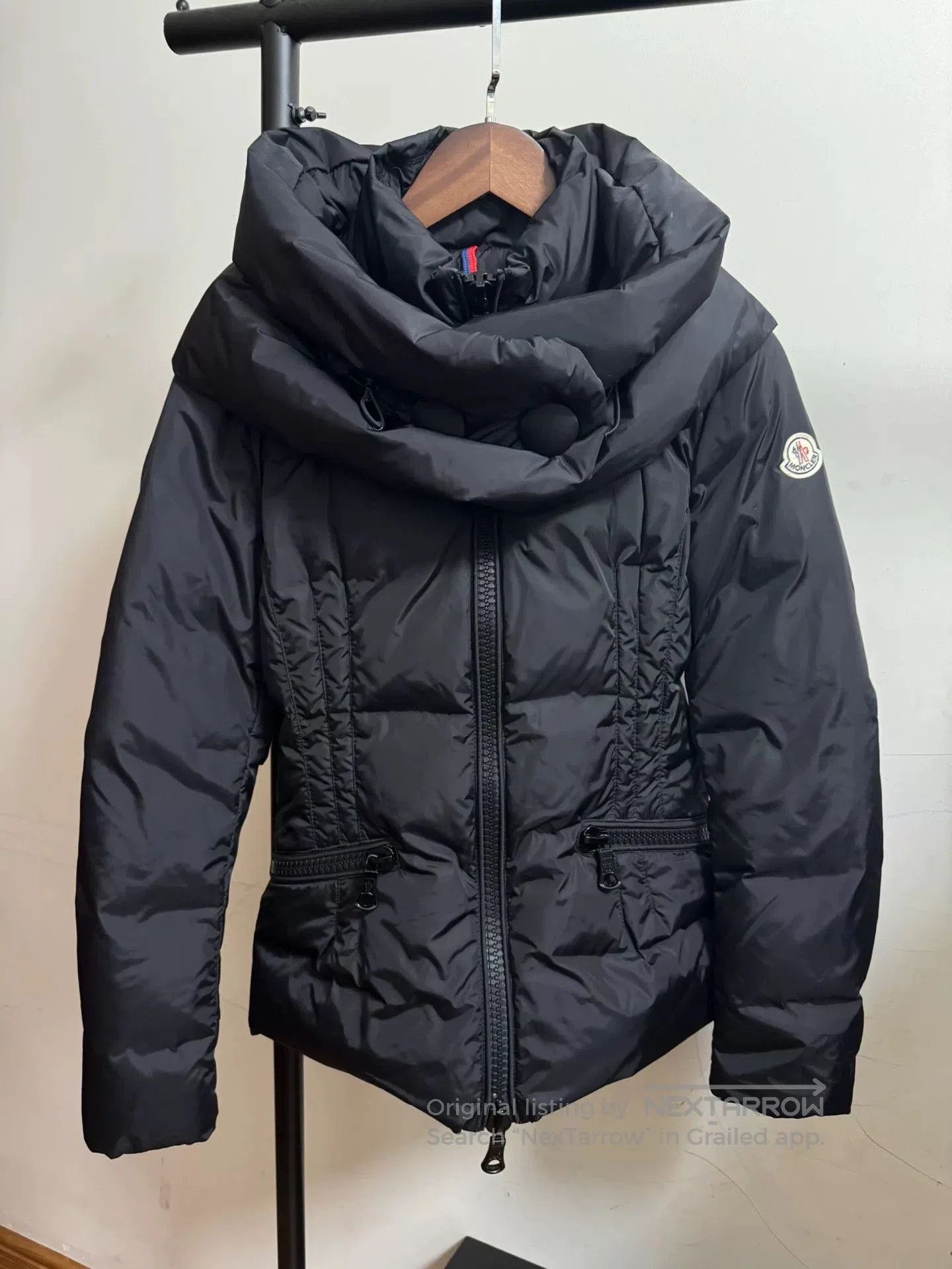 Moncler Moncler Mengs Black Hooded Down Jacket. Size US M / EU 48-50 / 2 - 1 Thumbnail
