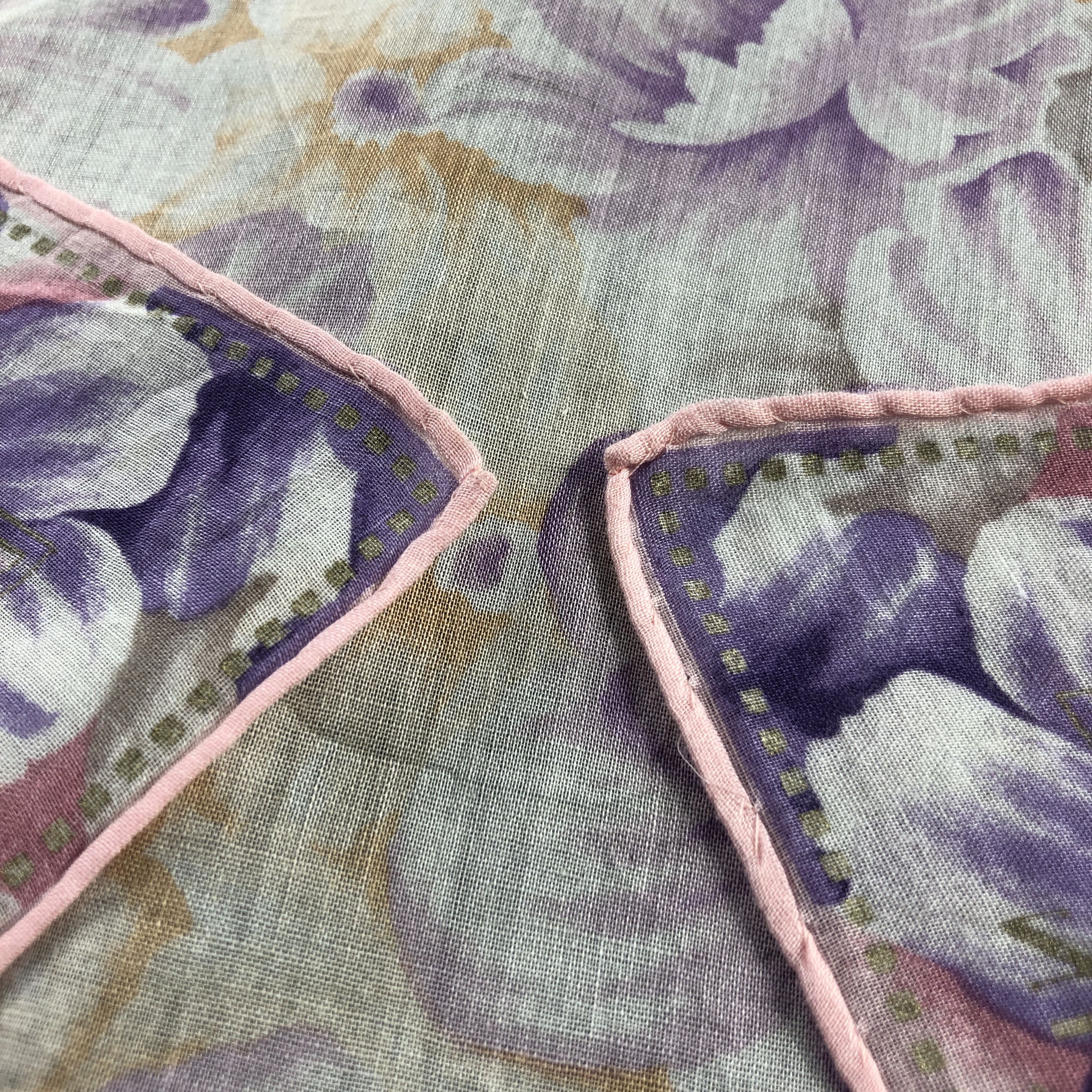 Lanvin × Vintage Lanvin Handkerchief Neckerchief Bandana H2714 Size ONE SIZE - 5 Thumbnail