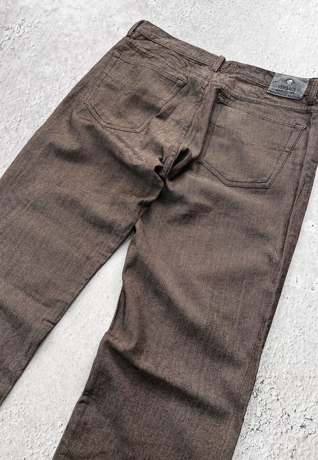 Versace Y2K RARE MEDUSA VERSACE JEANS PANTS WOOL/cotton Size US 34 / EU 50 - 14 Thumbnail