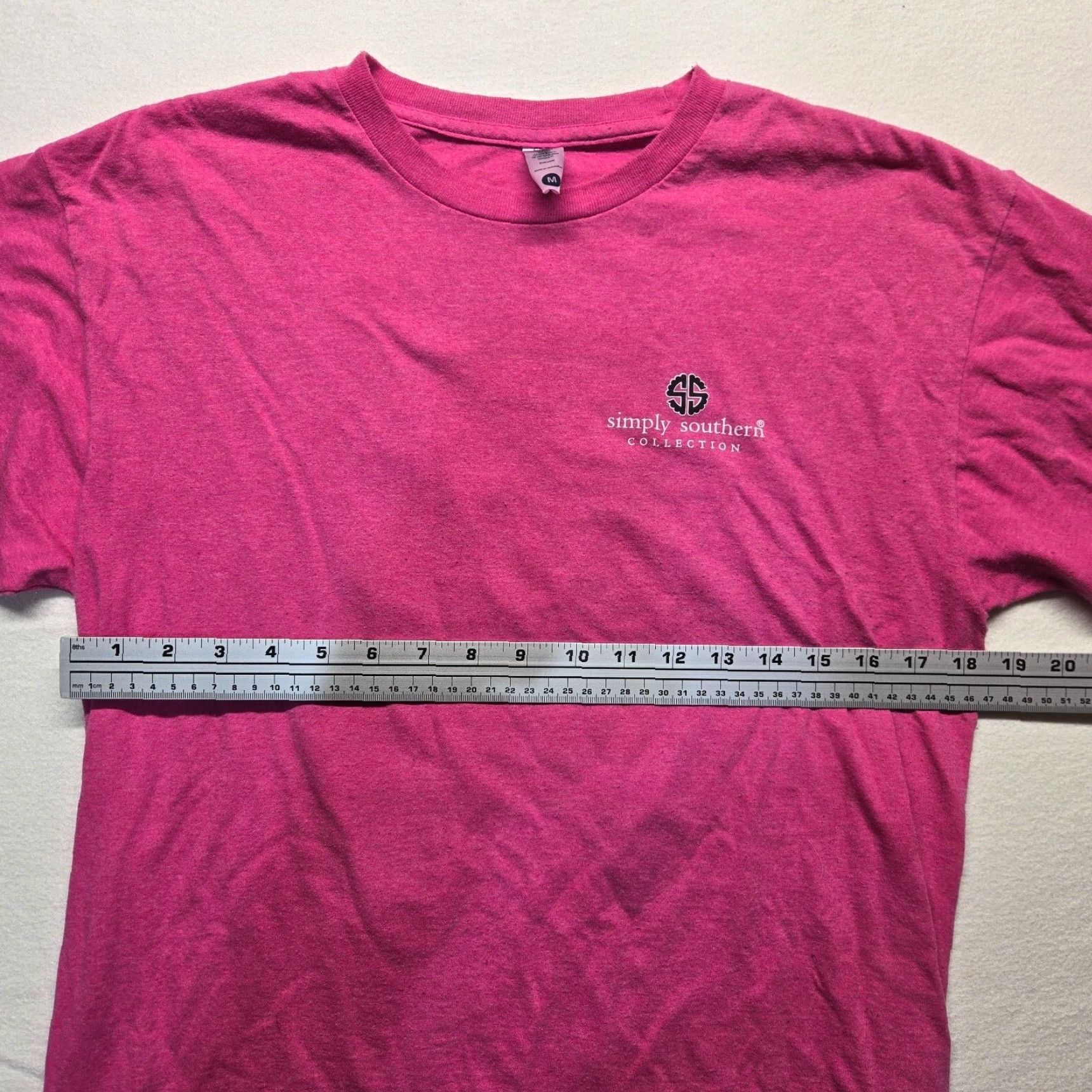 Vintage VINTAGE Simply Southern Women's T-Shirt Adult Medium Pink Blessed Freedom Obsessed Dog Logo Casual Short Sleeve Crew Neck Knitted Cotton Size M / US 6-8 / IT 42-44 - 4 Thumbnail