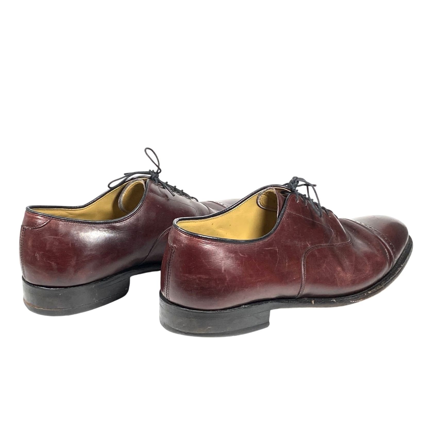 Johnston & Murphy Johnston & Murphy Oxford Dress Shoes Lace-Up Mens 11 M Brown Leather Cap Toe Shoes Mens Brown Oxford Leather Cap Toe in Good used condition Size ONE SIZE - 5 Thumbnail
