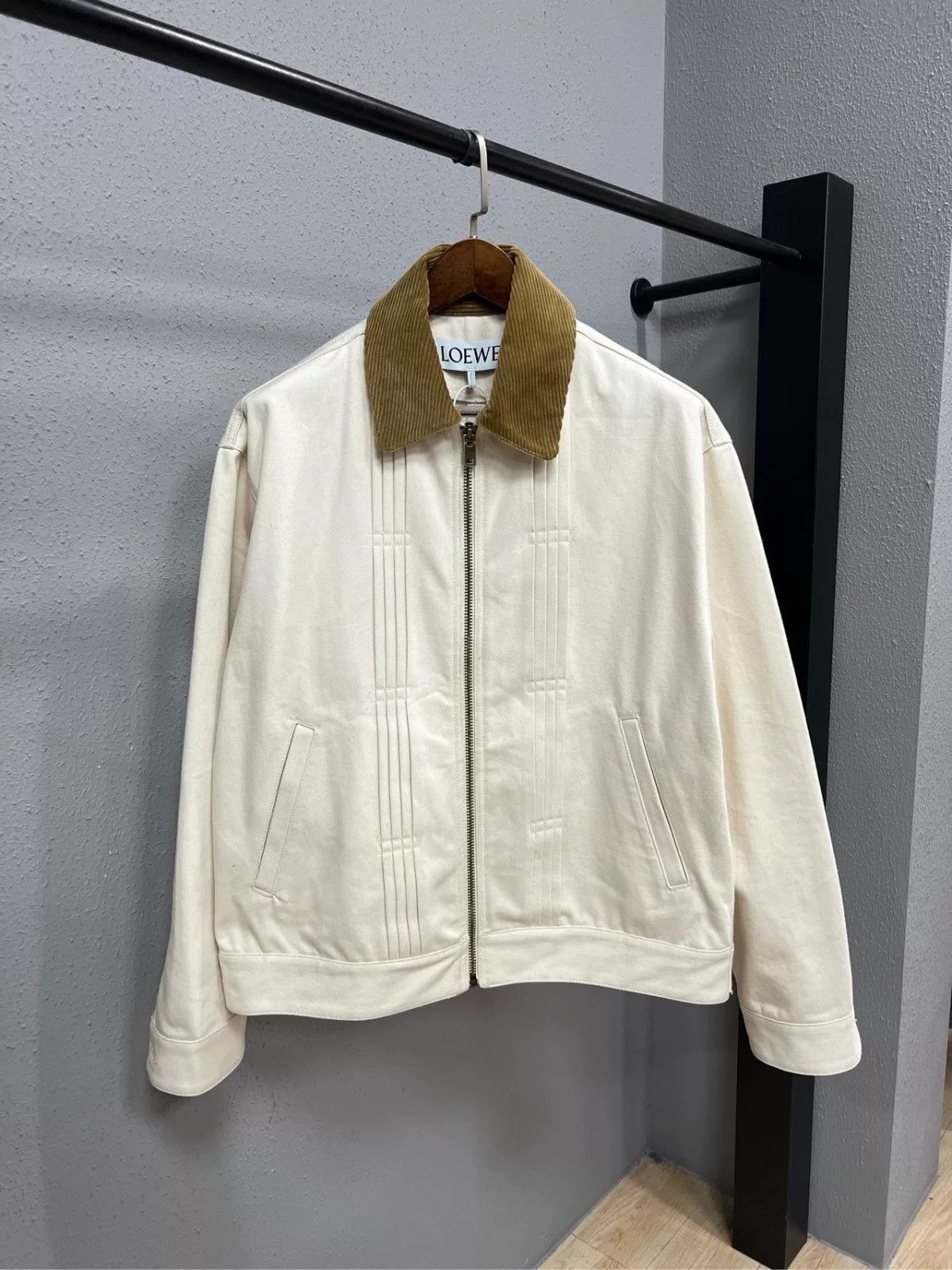 Loewe Loewe Suede Collar Jacket Size 50 Size US XL / EU 56 / 4 - 1 Thumbnail