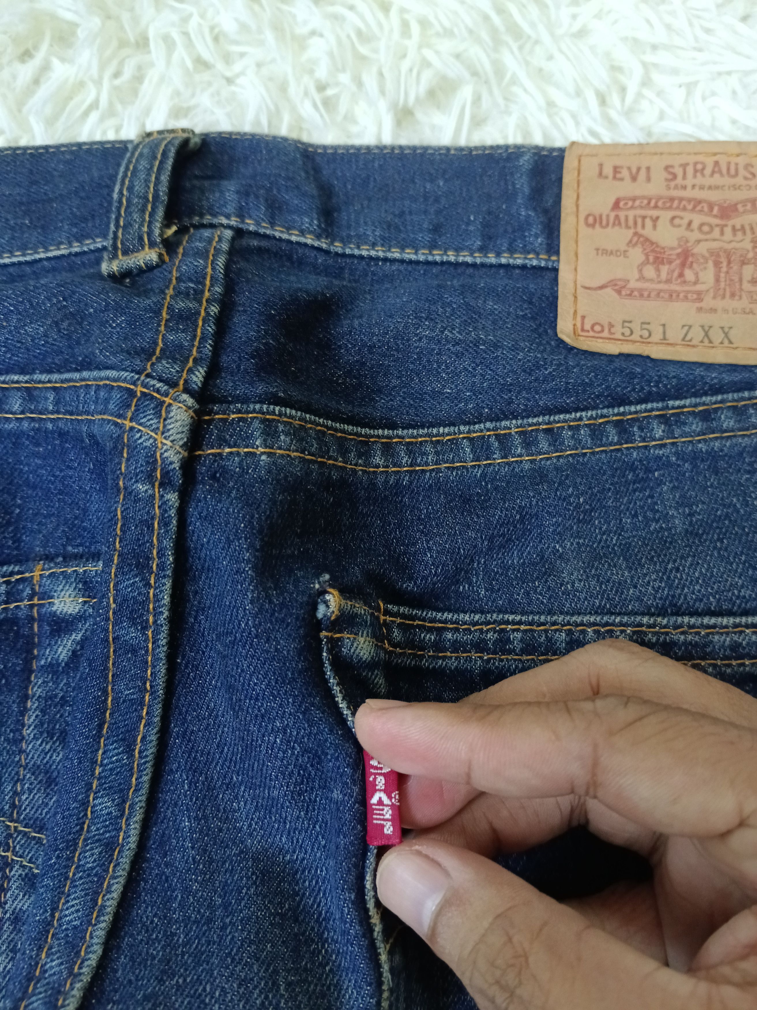 LVC × Levi's Vintage Clothing VINTAGE LEVIS 551 ZXX BIG E REPRODUCTION Size US 30 / EU 46 - 10 Thumbnail