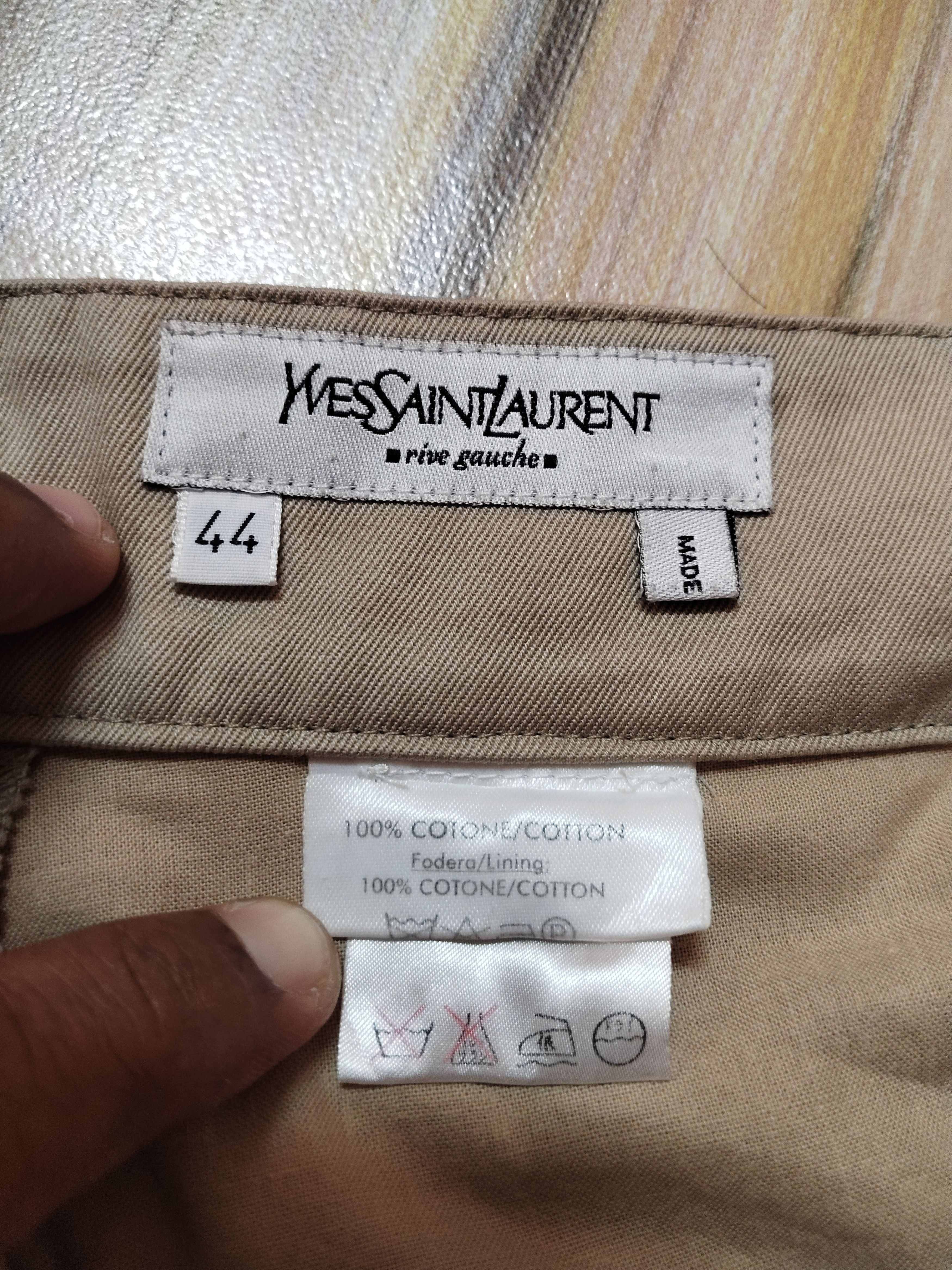 Yves Saint Laurent YVES SAINT LAURENT Chinos Pant Size US 32 / EU 48 - 11 Thumbnail