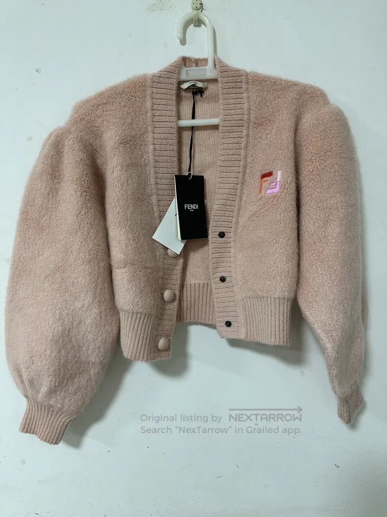 Fendi Fendi Embroidered Cashmere Cardigan Size XS / US 0-2 / IT 36-38 - 1 Thumbnail