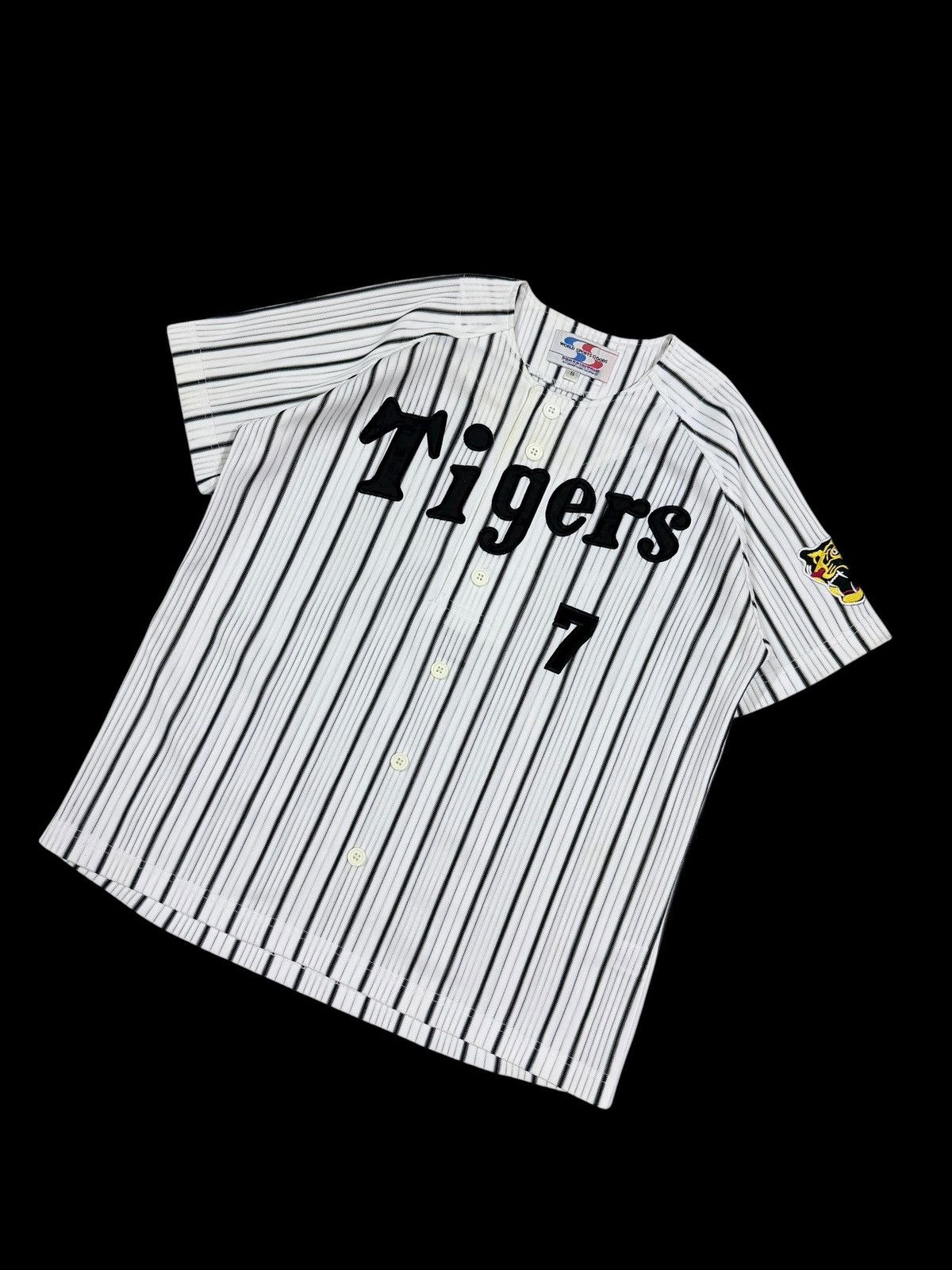 Japanese Brand Vtg🔥90’s Hashin Tigers Baseball Jersey #7 IMAOKA Size US S / EU 44-46 / 1 - 6 Thumbnail