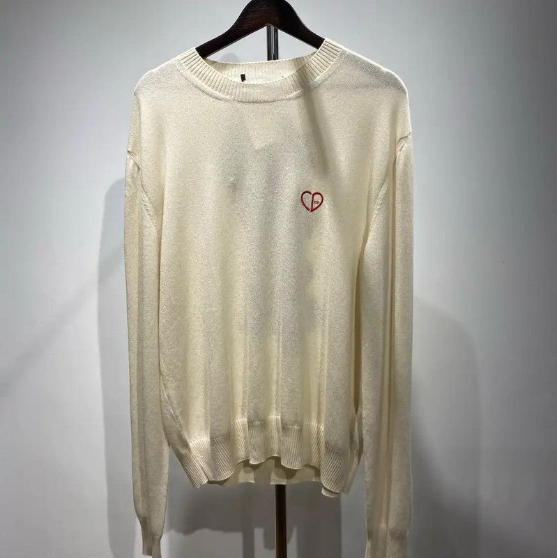 Dior Dior Beige Cashmere Pullover Sweater for Men 0089 Size US L / EU 52-54 / 3 - 1 Thumbnail