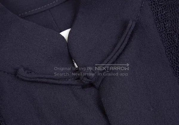Comme des Garcons Comme Des Garcons Black Retro Chinese Design Top Size S / US 4 / IT 40 - 5 Thumbnail
