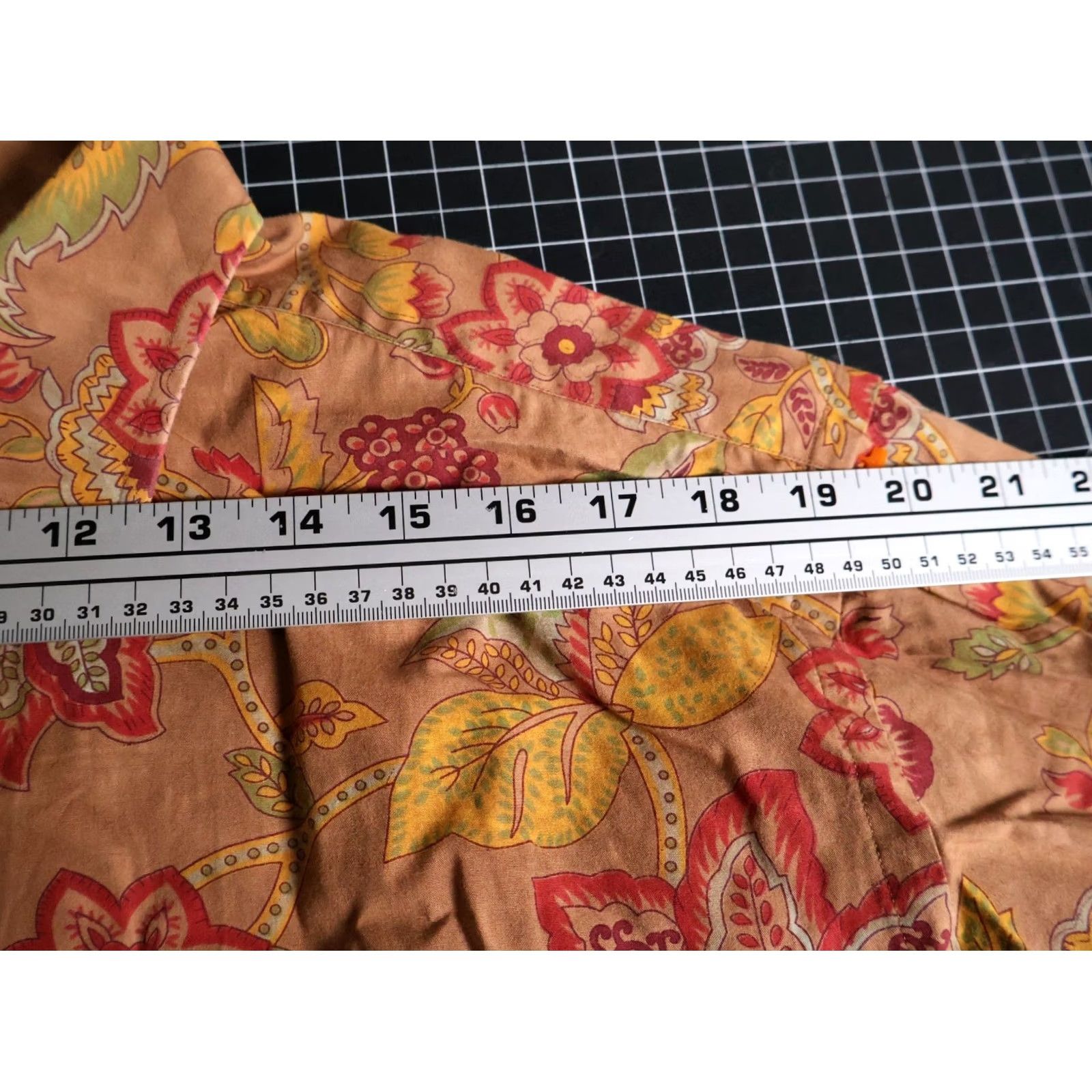 Cremieux Daniel Cremieux Shirt Men's XL Brown Red Paisley Pattern Long Sleeve Button-Up Collar Vintage? No Size US XL / EU 56 / 4 - 7 Thumbnail