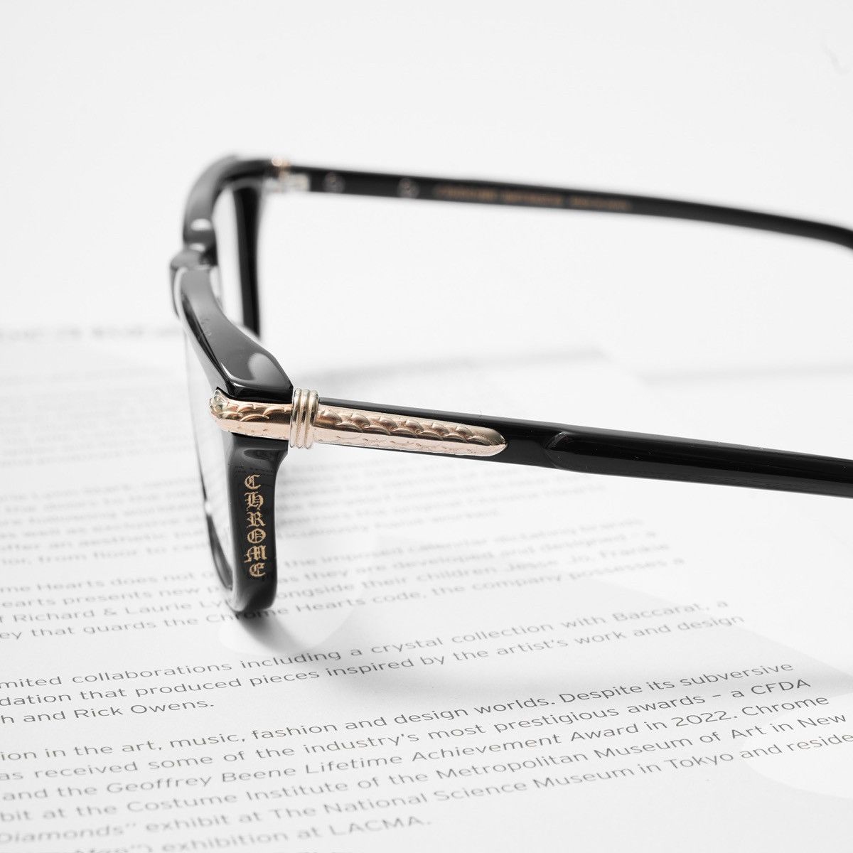 Chrome Hearts CHROME HEARTS LITTLE DINGER BLACK- 18KGP GLASSES Size ONE SIZE - 3 Thumbnail