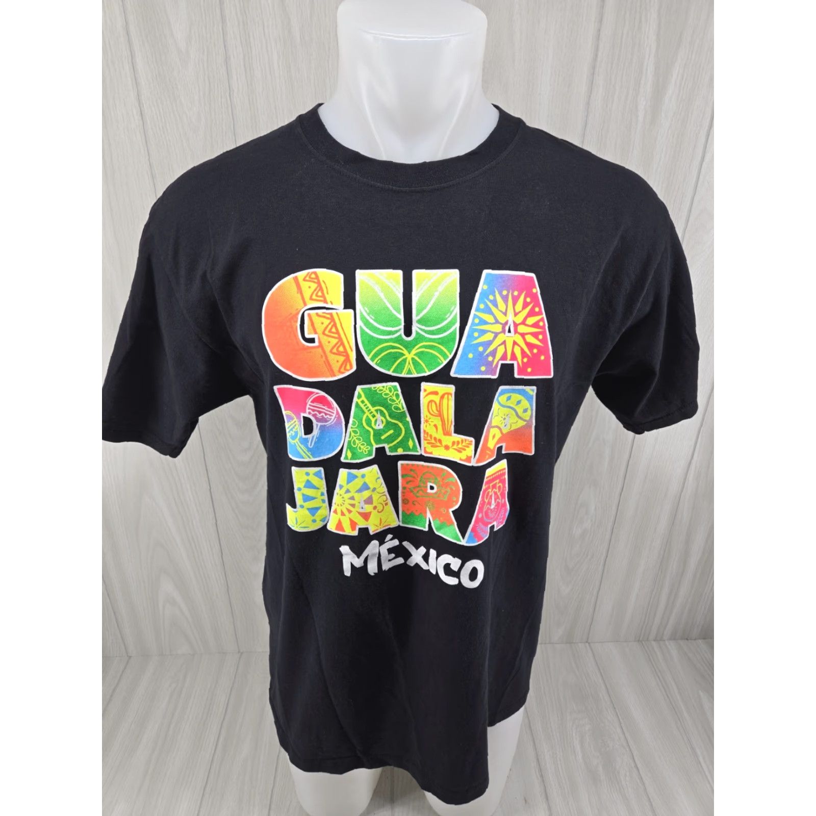 Vintage VINTAGE Guadalajara Mexico Soccer T-Shirt Large Black Mens Nike? Size US L / EU 52-54 / 3 - 2 Thumbnail