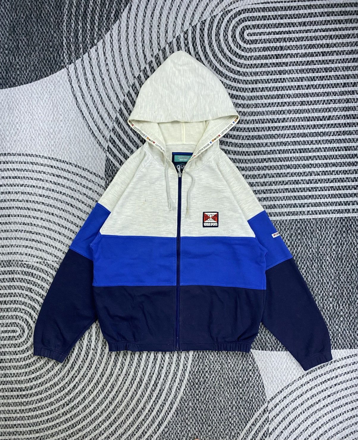 Japanese Brand Vintage Leyton House Sports Zipper Sweatshirt Hoodie Size US M / EU 48-50 / 2 - 2 Thumbnail