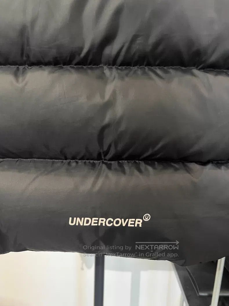 Undercover Undercover Down jacket with cowhide‑patched sleeves| Size US S / EU 44-46 / 1 - 6 Thumbnail